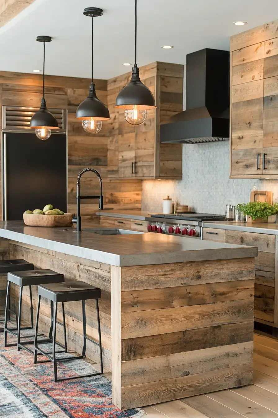 rustic kitchen cabinets