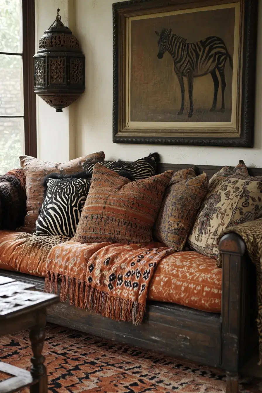 afro bohemian style decor