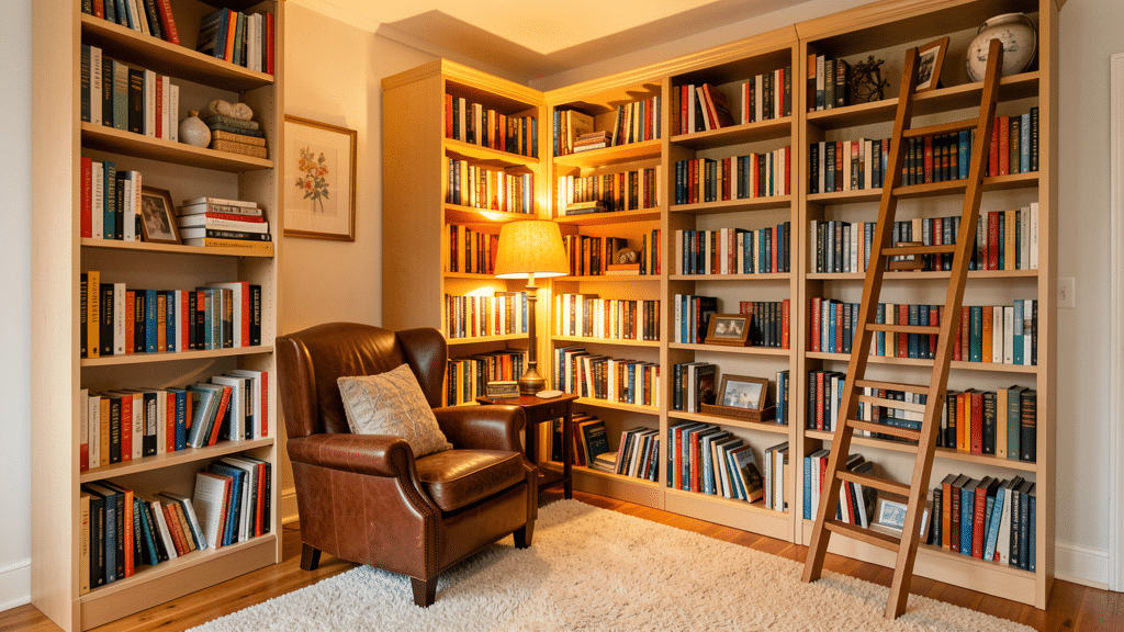 cozy home library