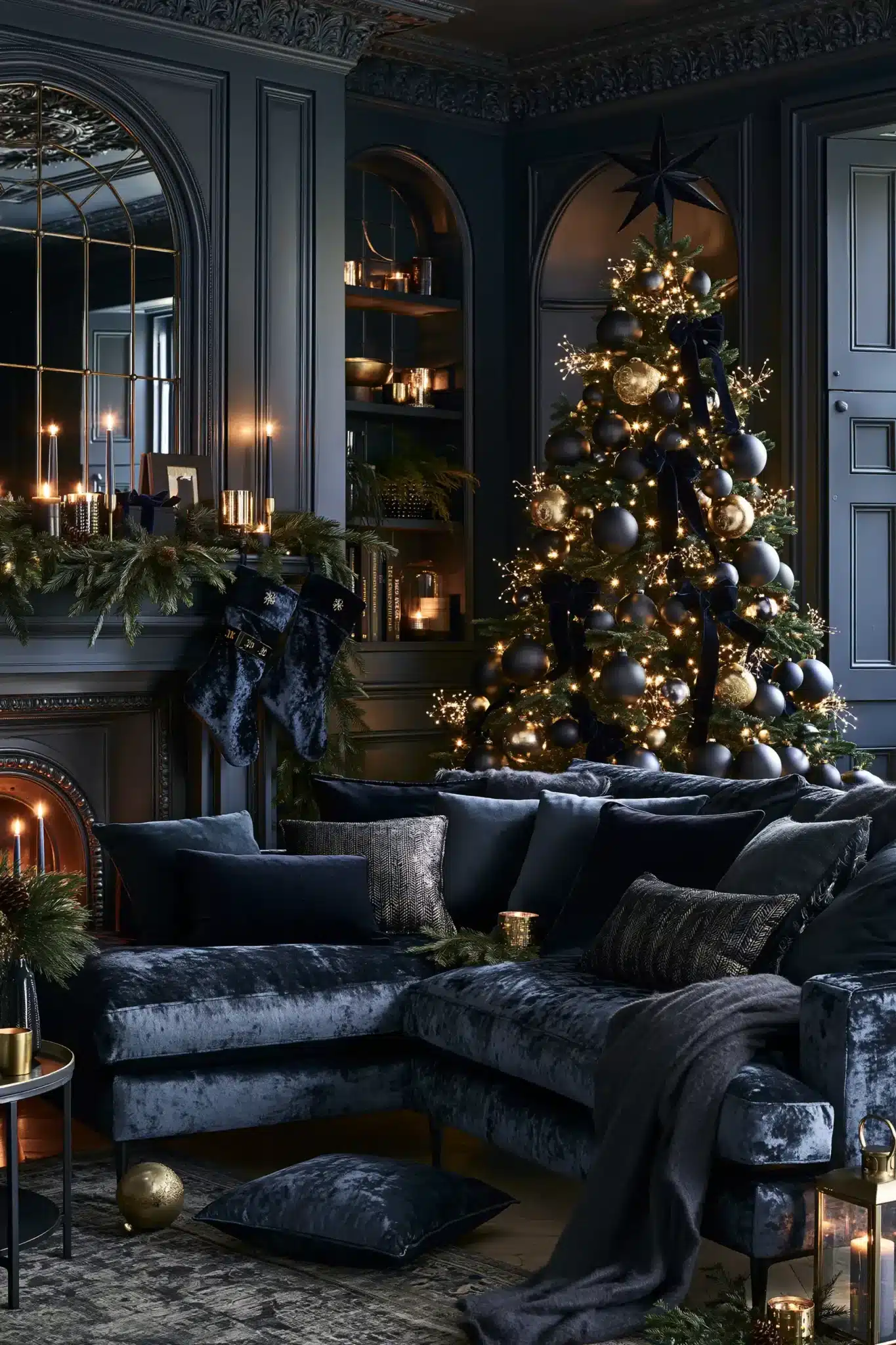 moody christmas decor