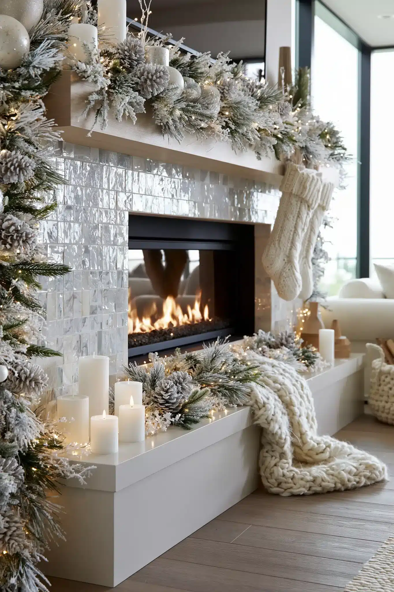 christmas mantle decor