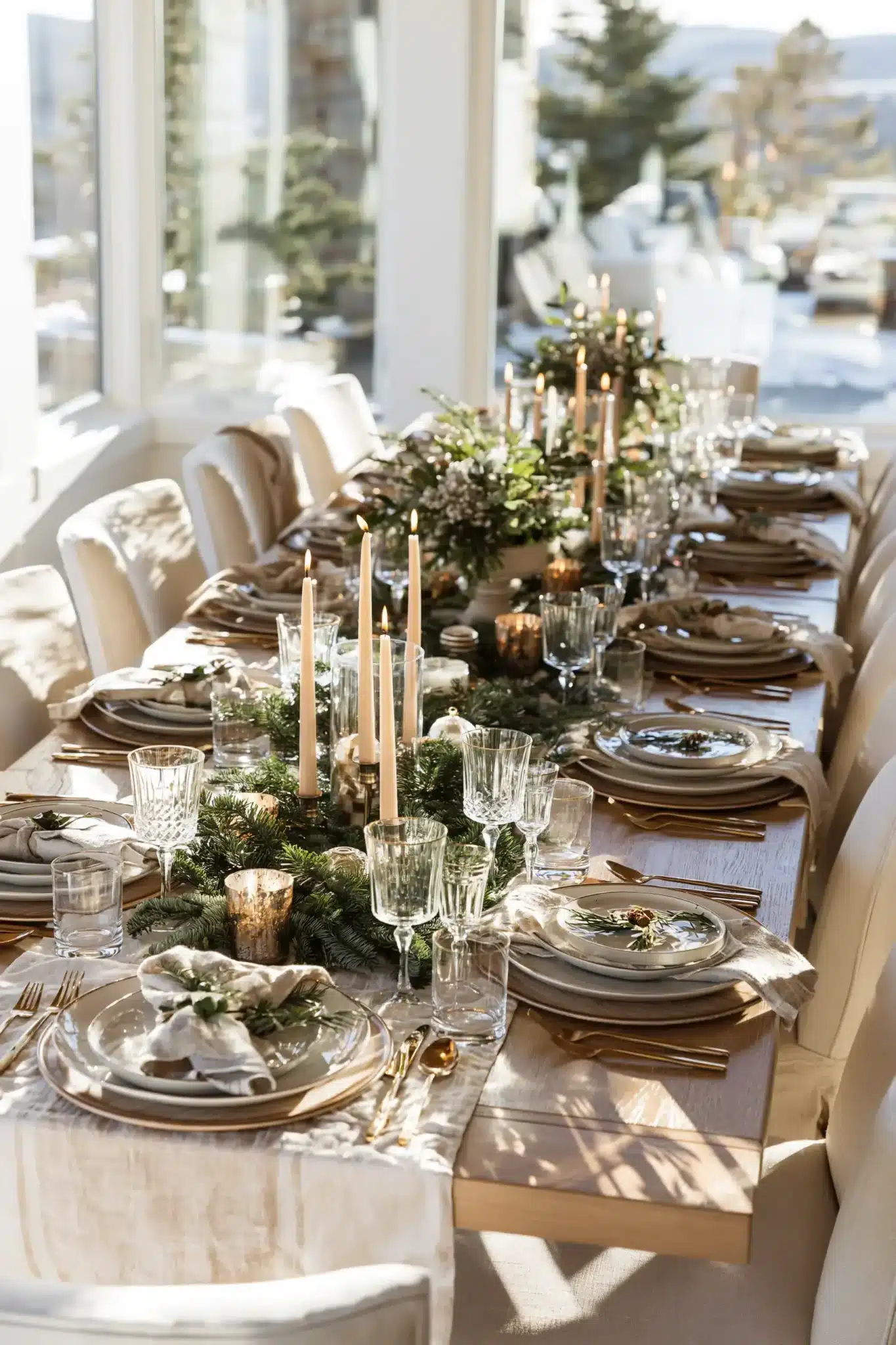 christmas table decor