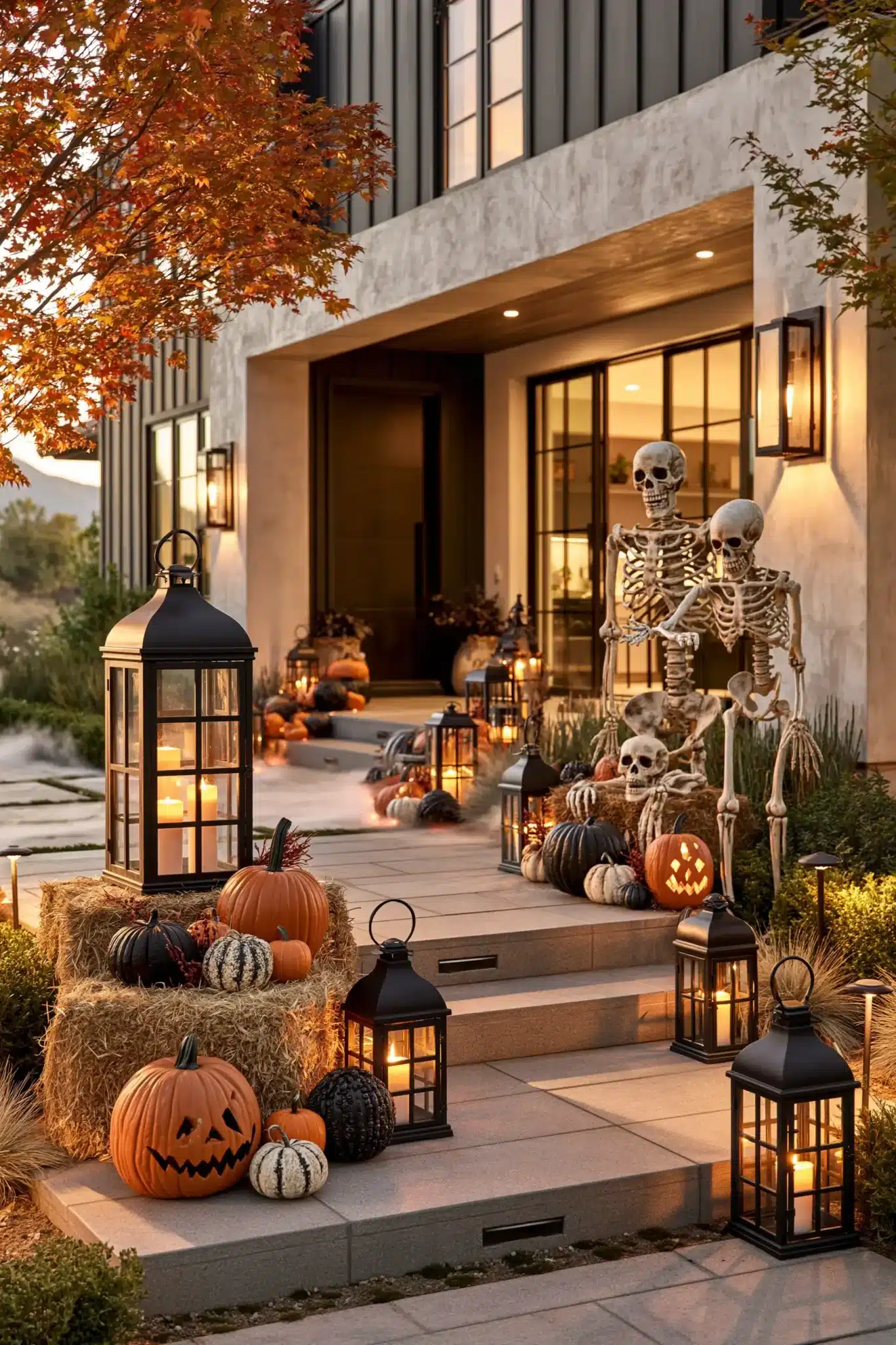 outdoor halloween decor