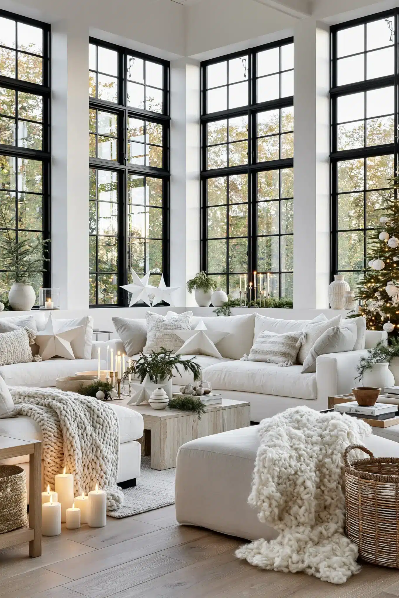white christmas decor