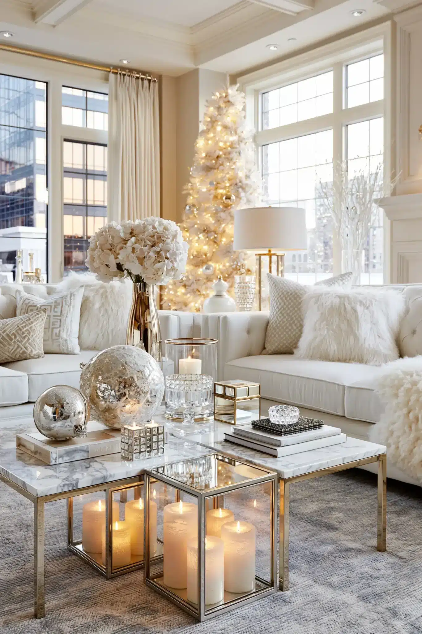 white christmas decor