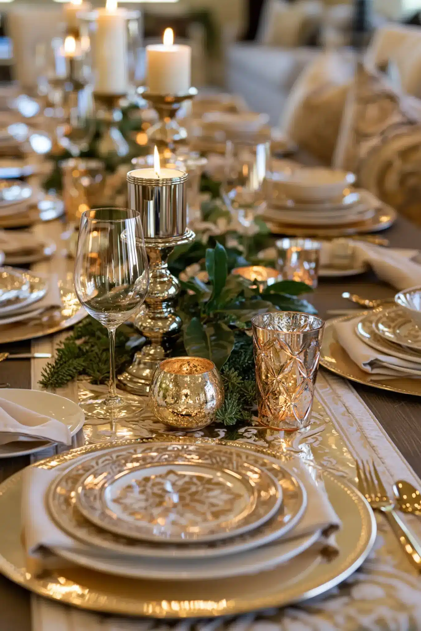 christmas table decor