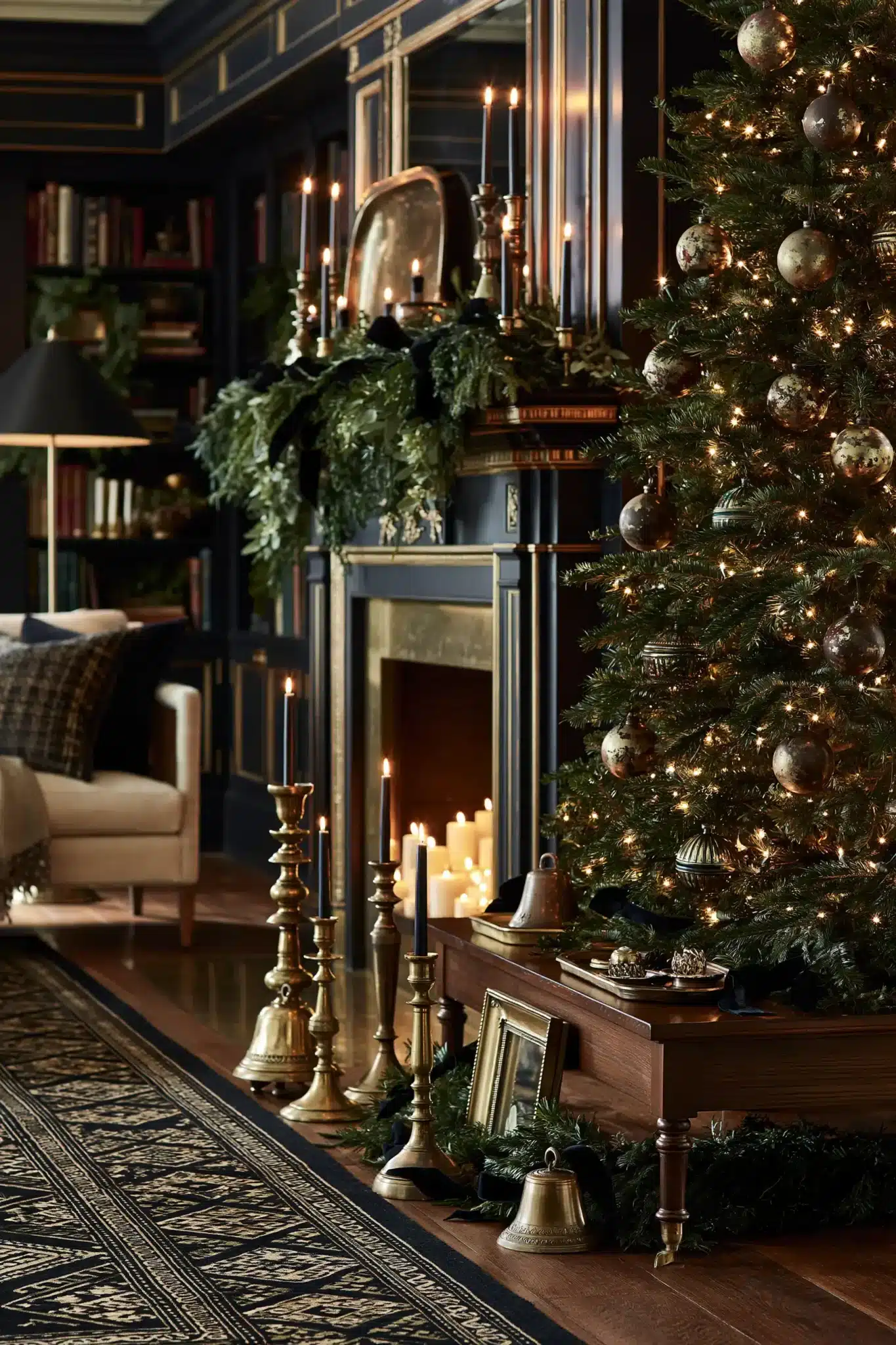 moody christmas decor