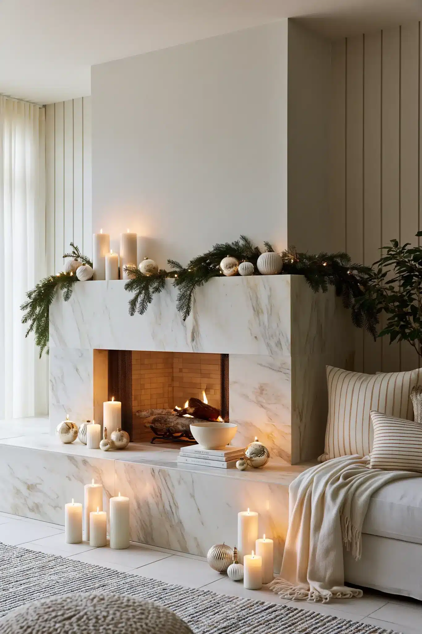 christmas mantle decor