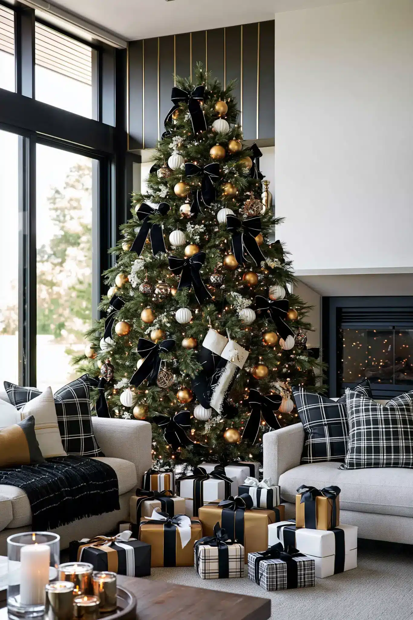 modern christmas decor