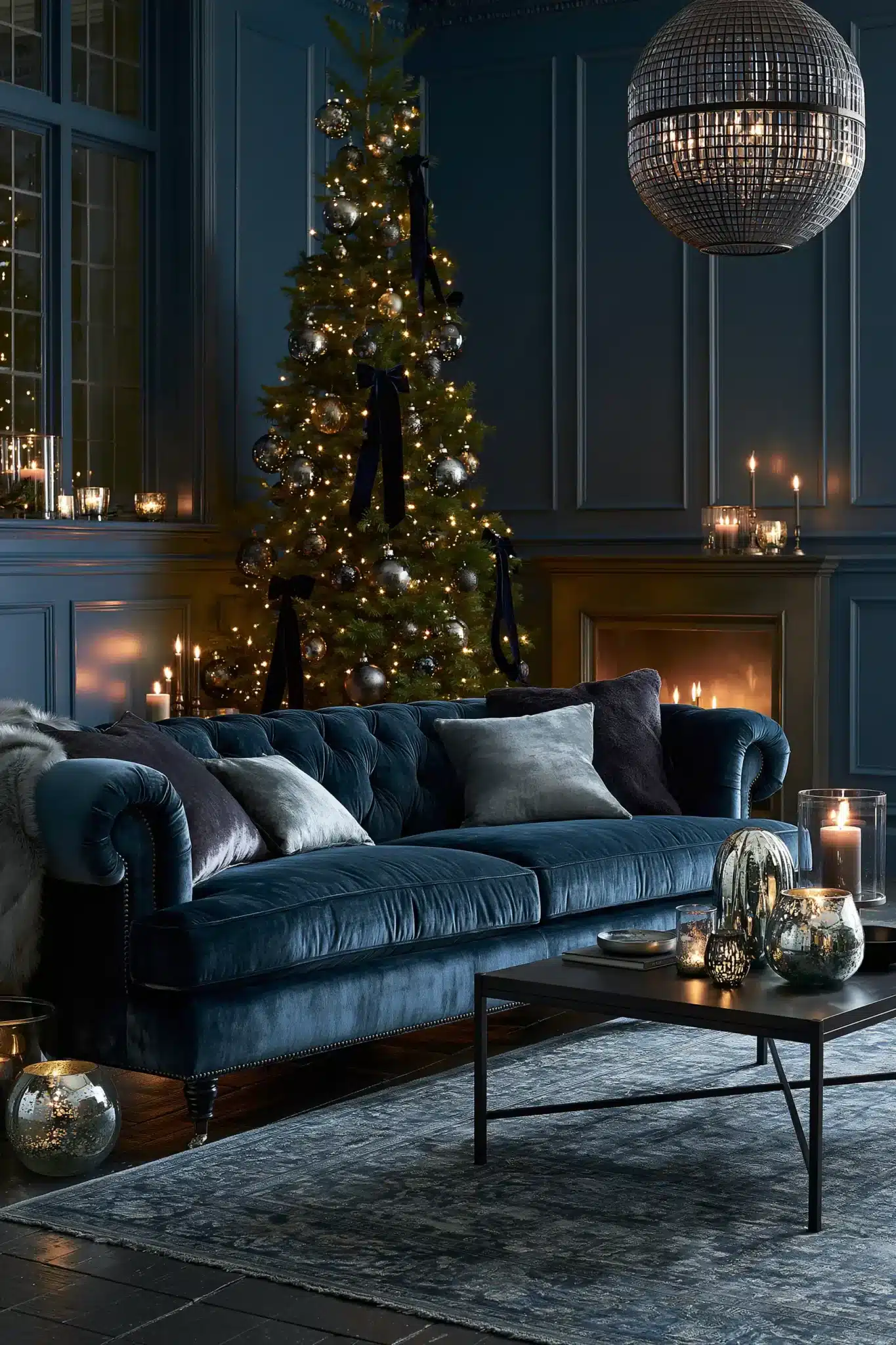 moody christmas decor