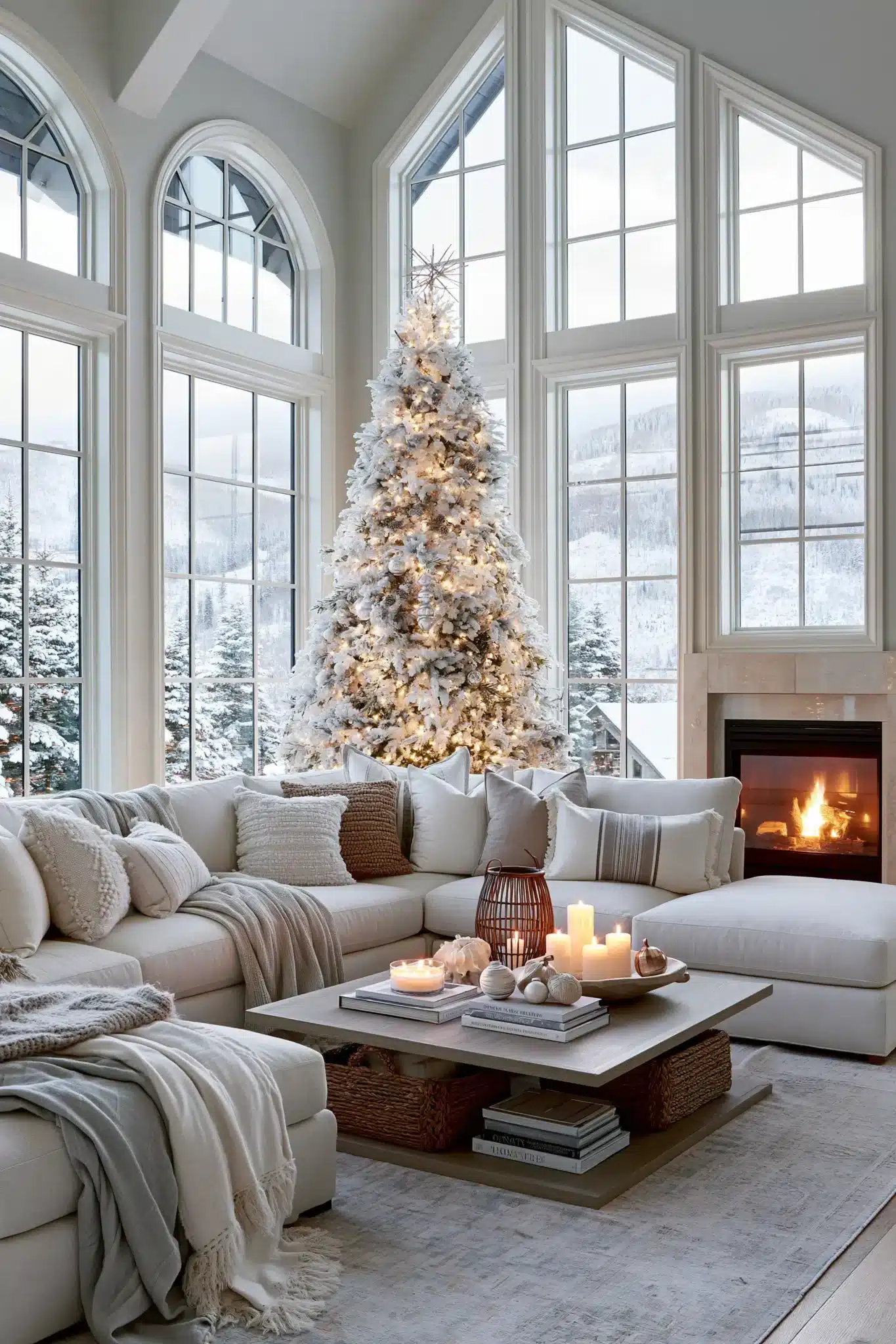white christmas decor