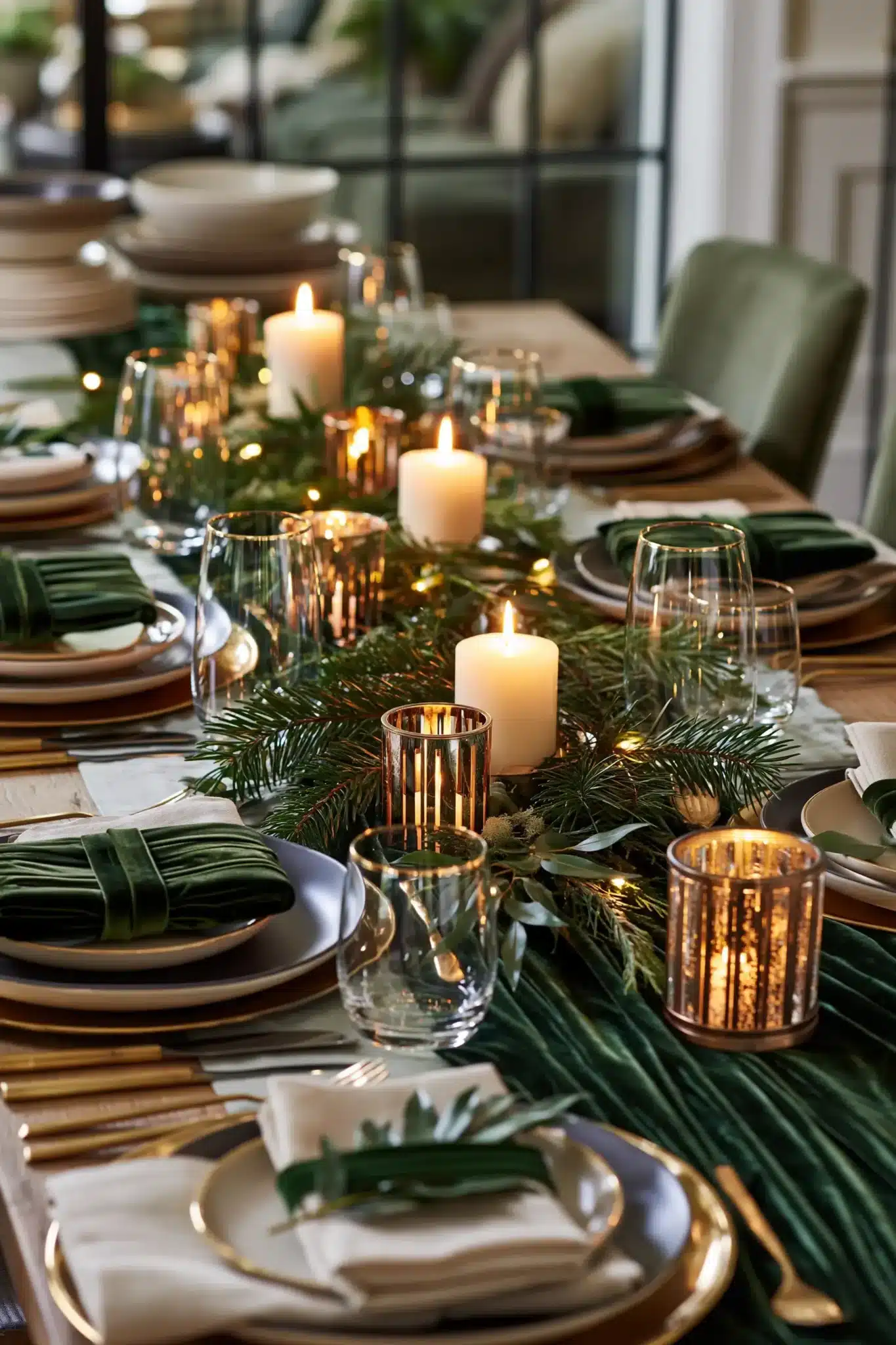 christmas table decor