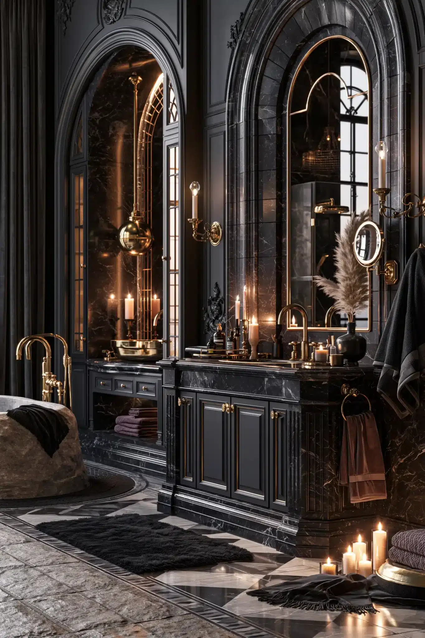 gothic bathroom