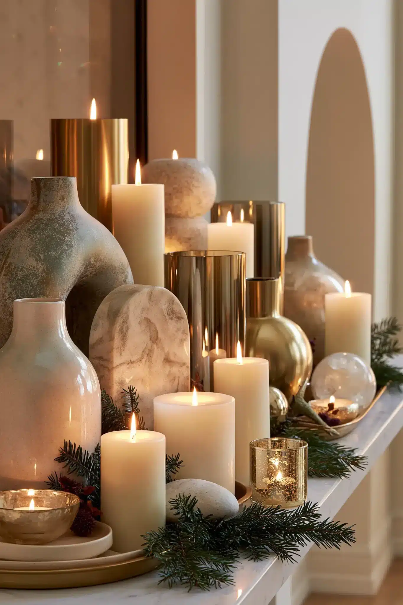 modern christmas decor