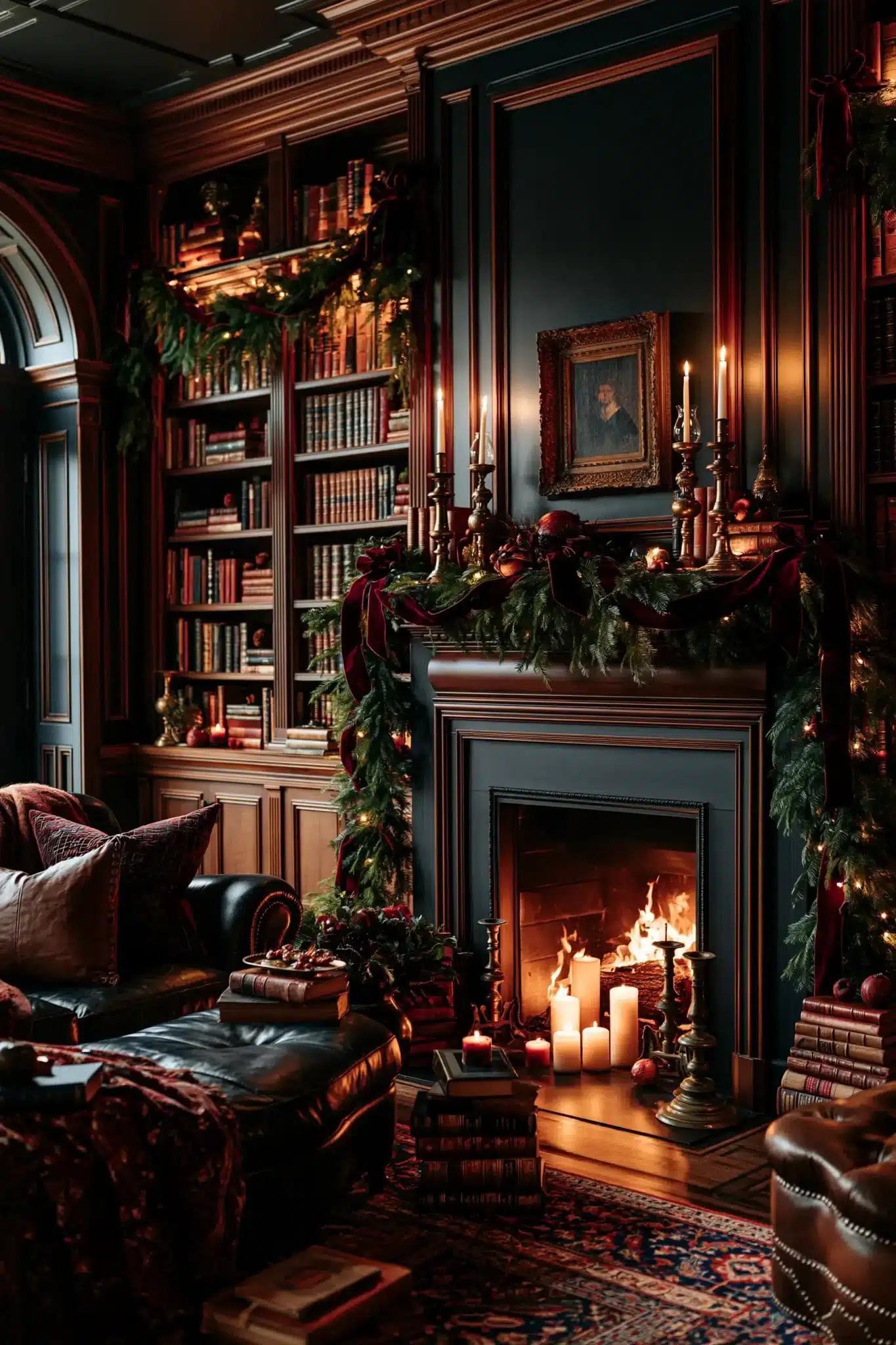 moody christmas decor