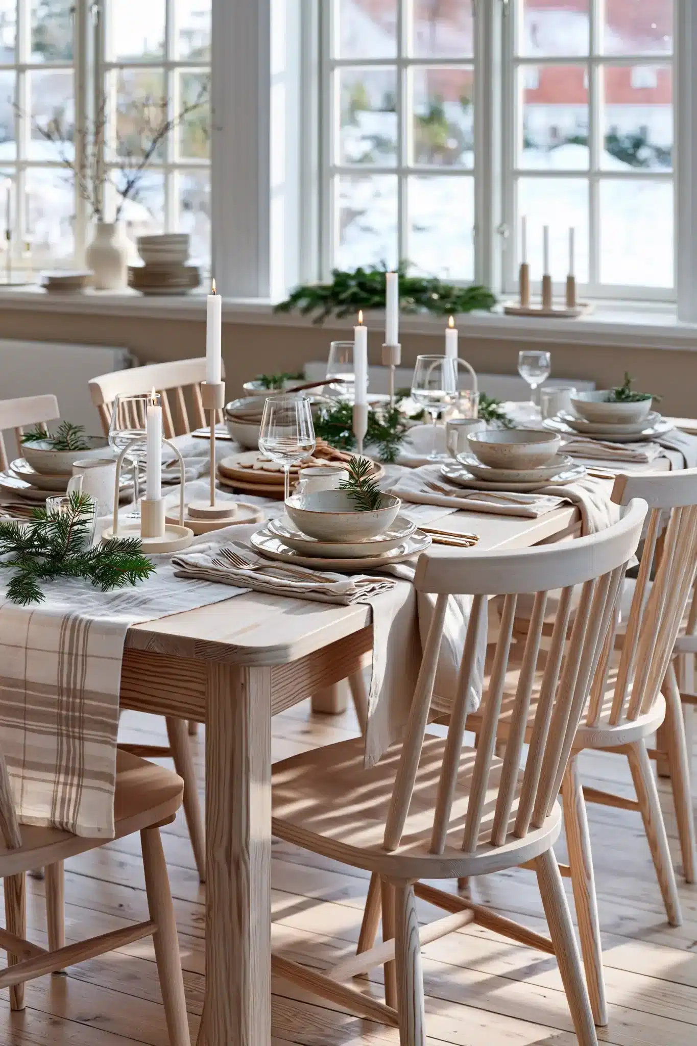 christmas table decor