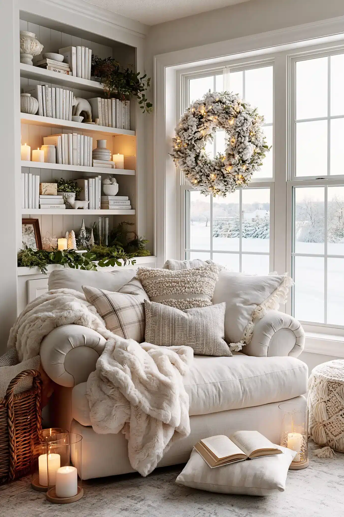 white christmas decor