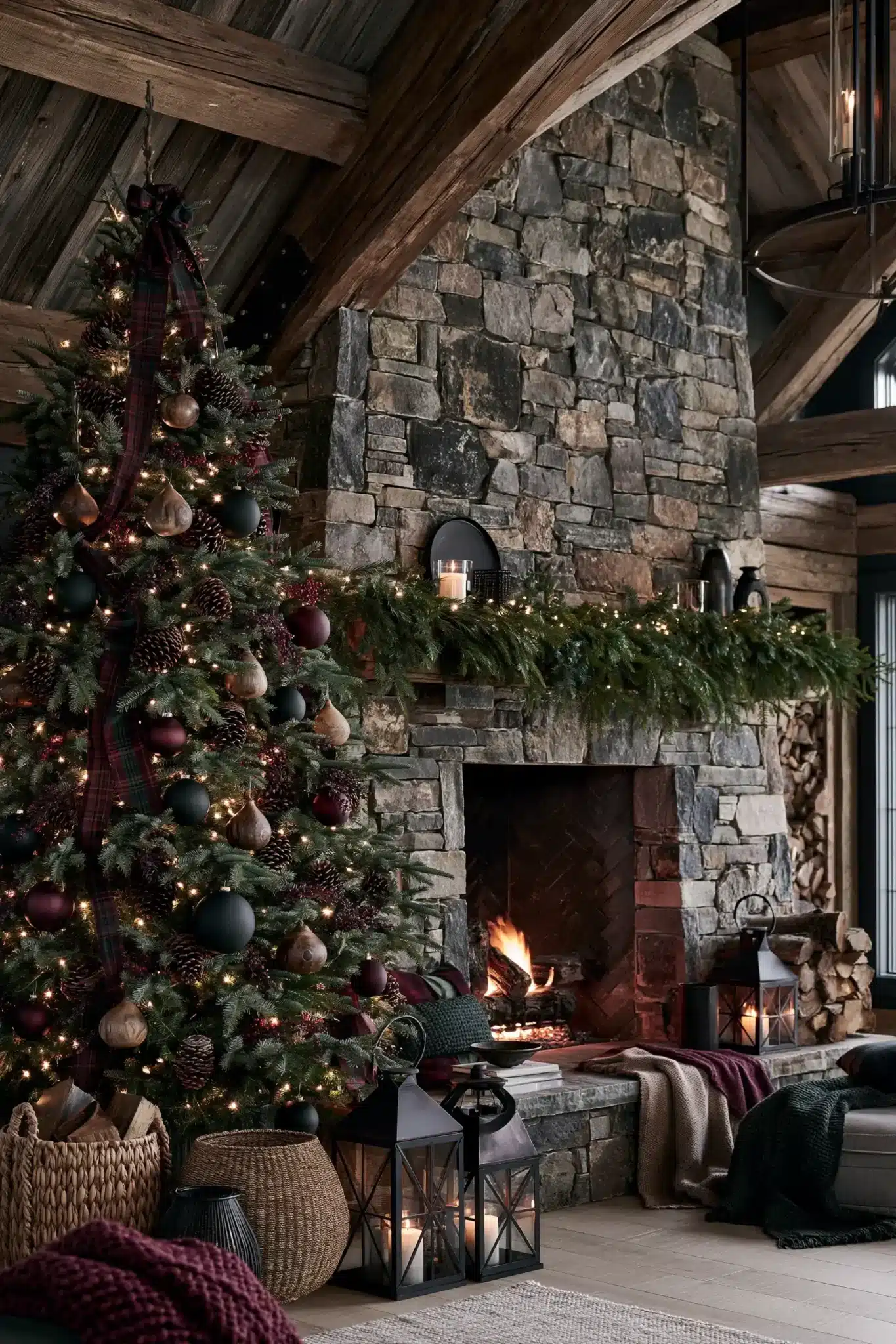 moody christmas decor