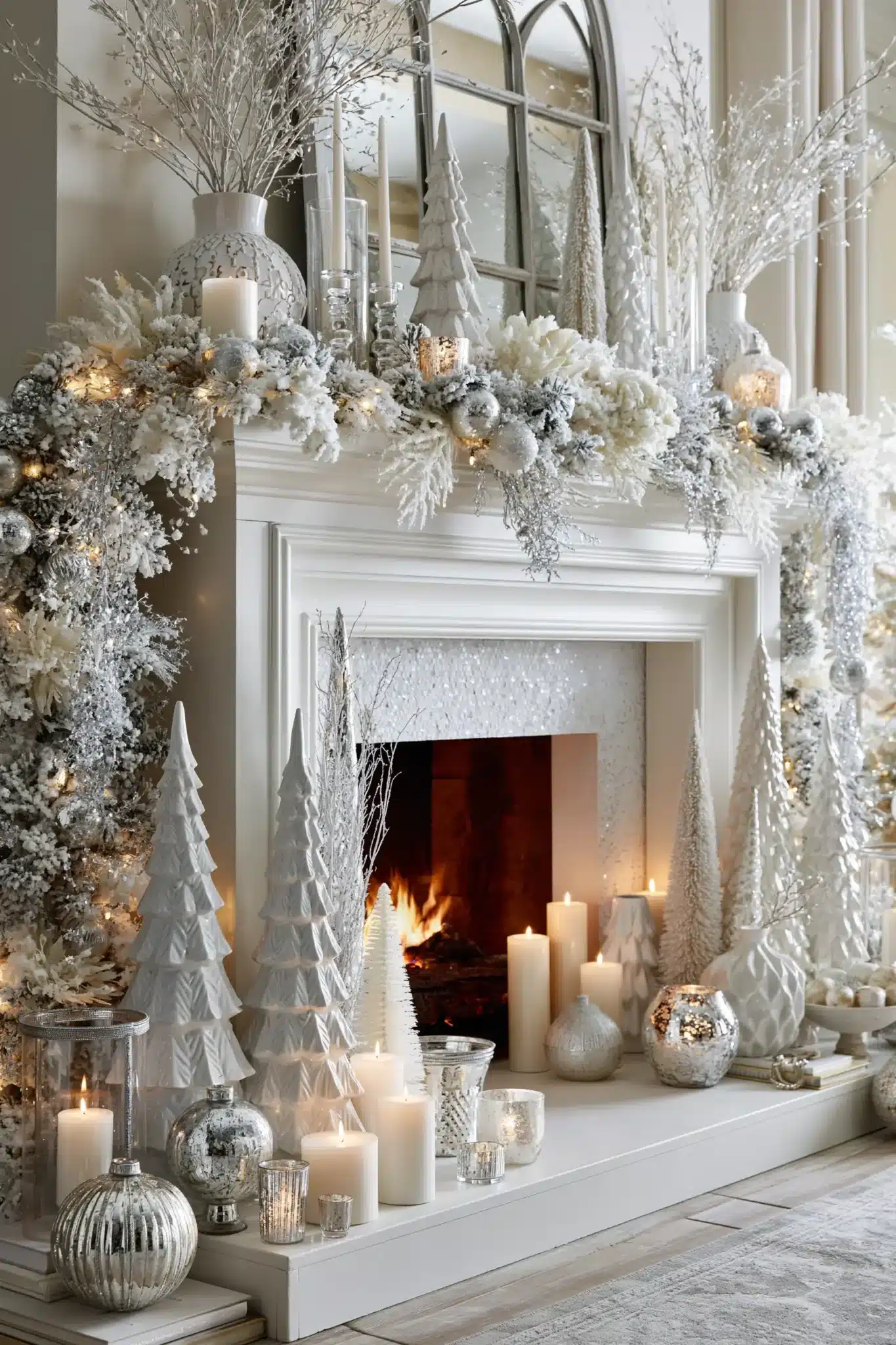 christmas mantle decor