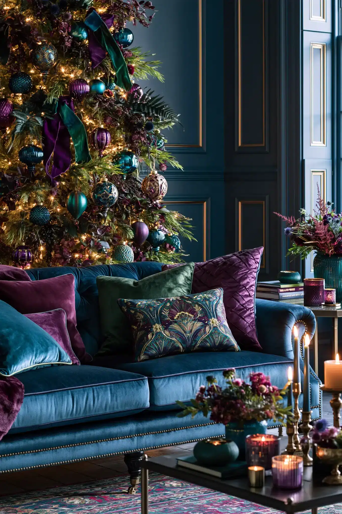 moody christmas decor