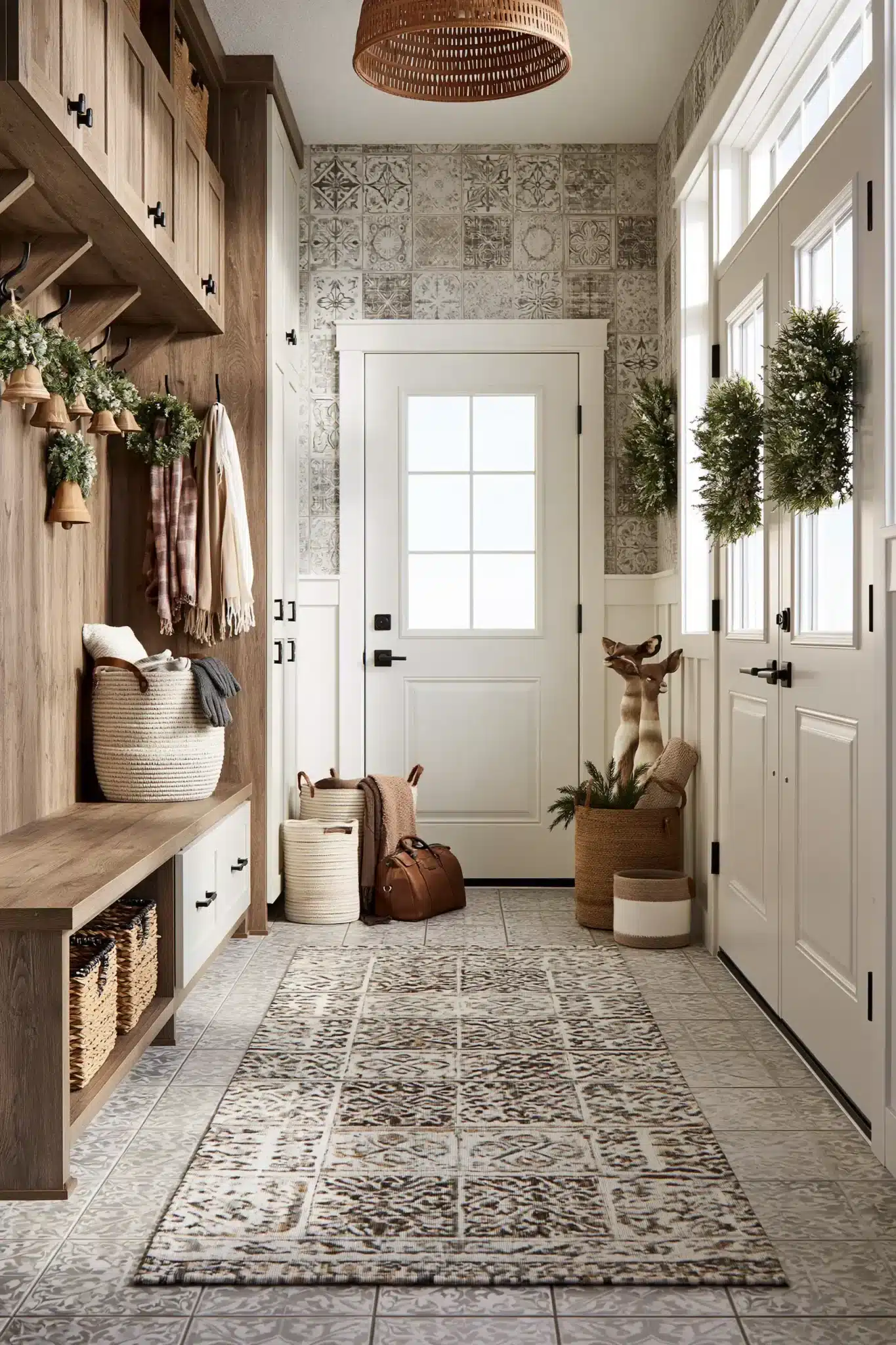 neutral christmas decor