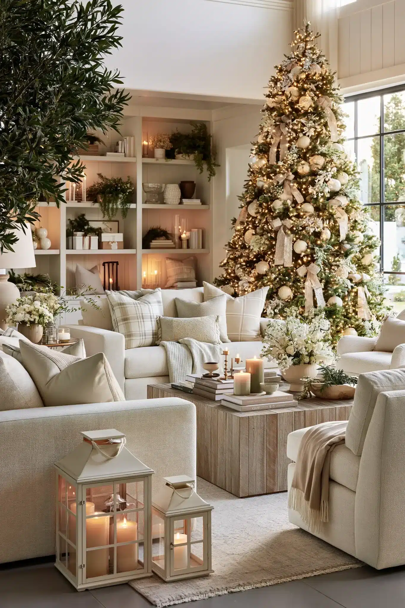white christmas decor