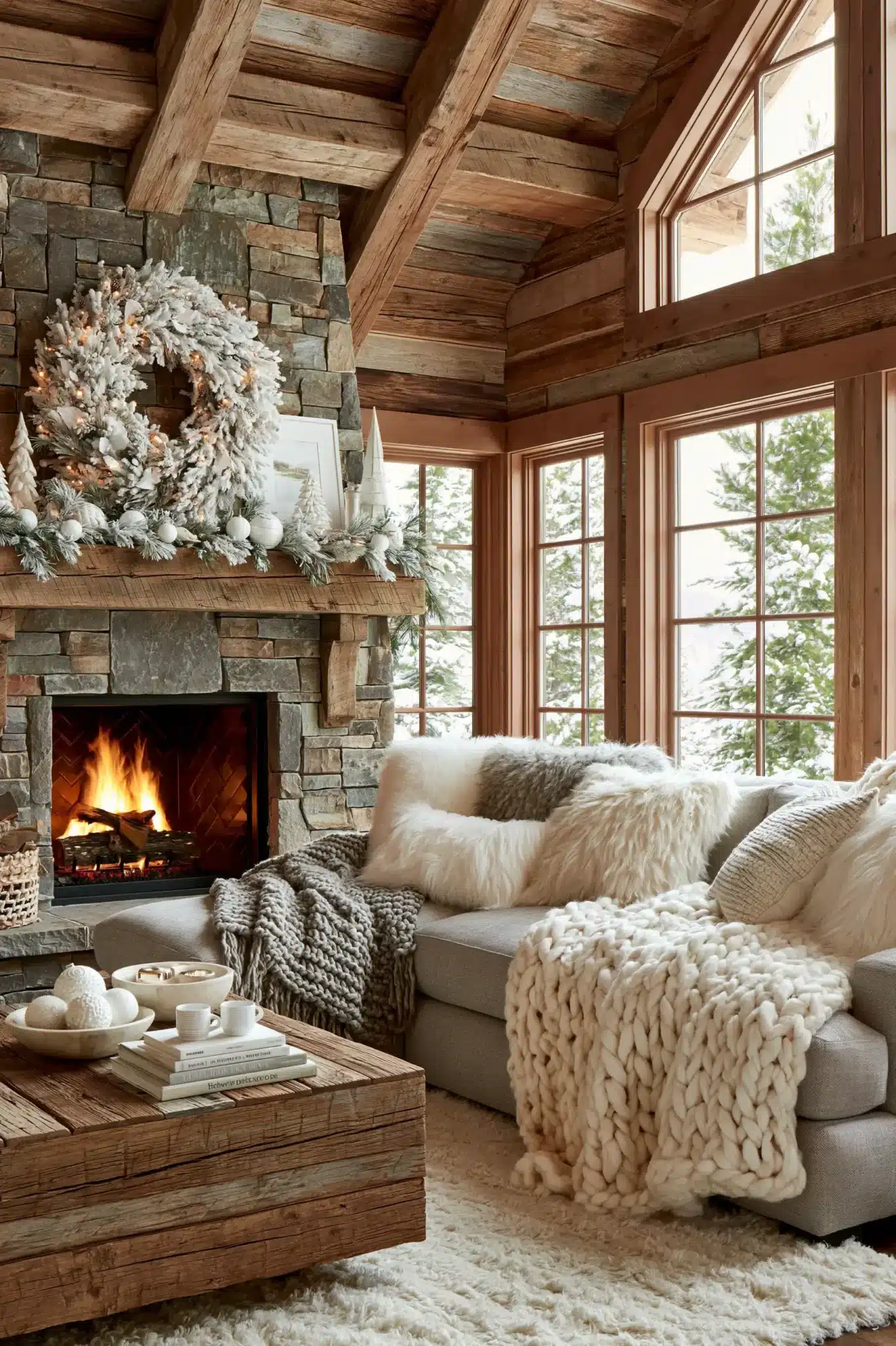 white christmas decor