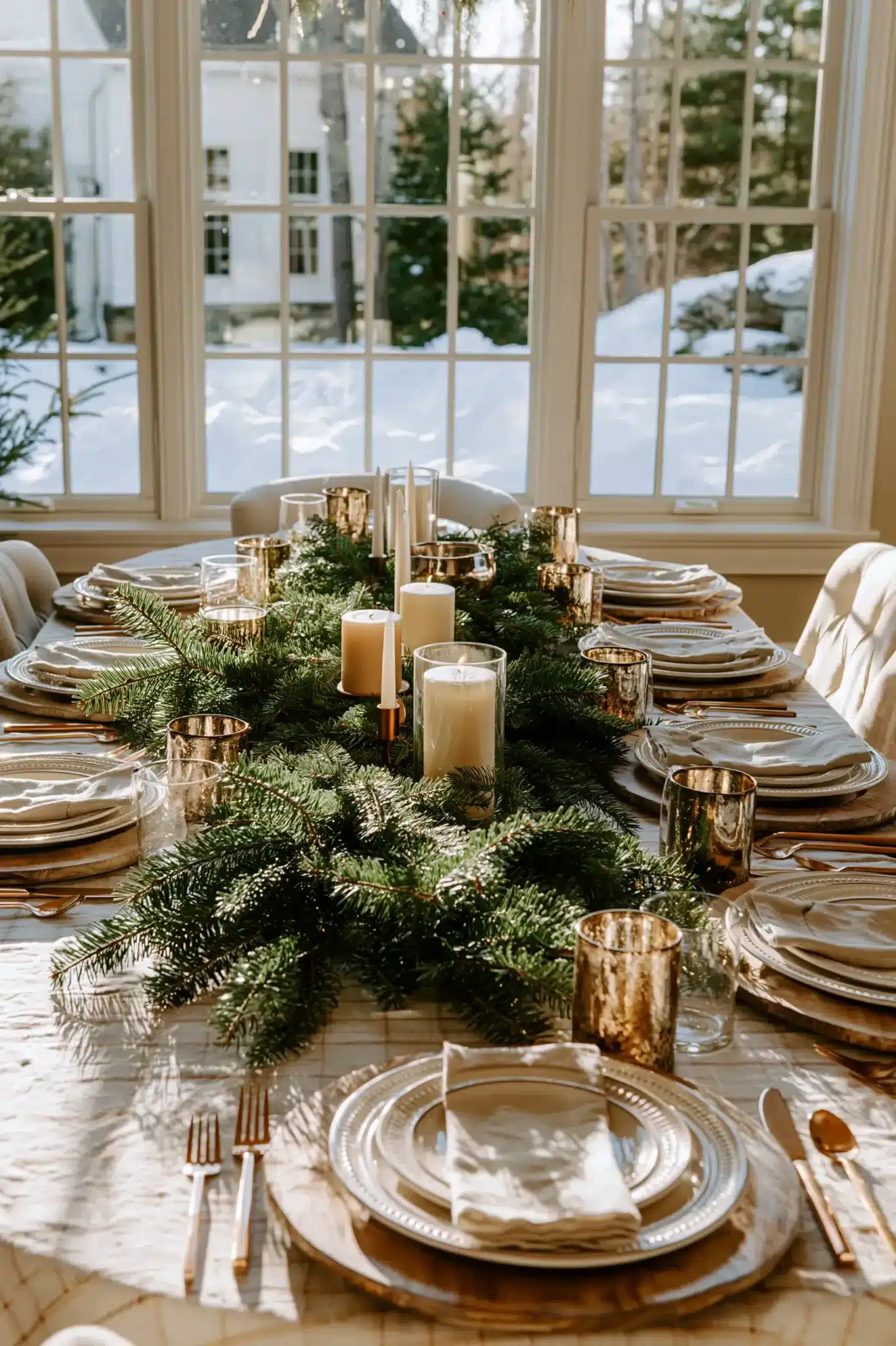 christmas table decor