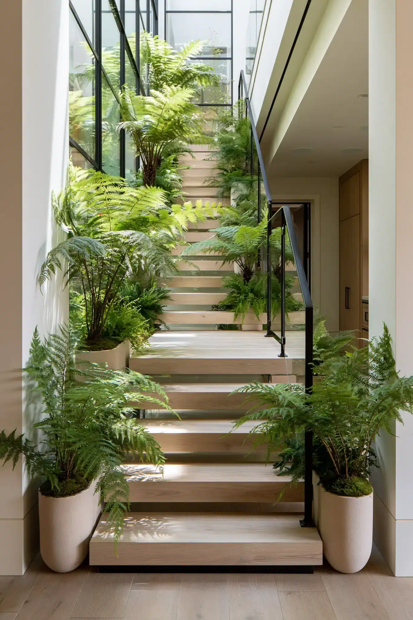 indoor staircase gardens