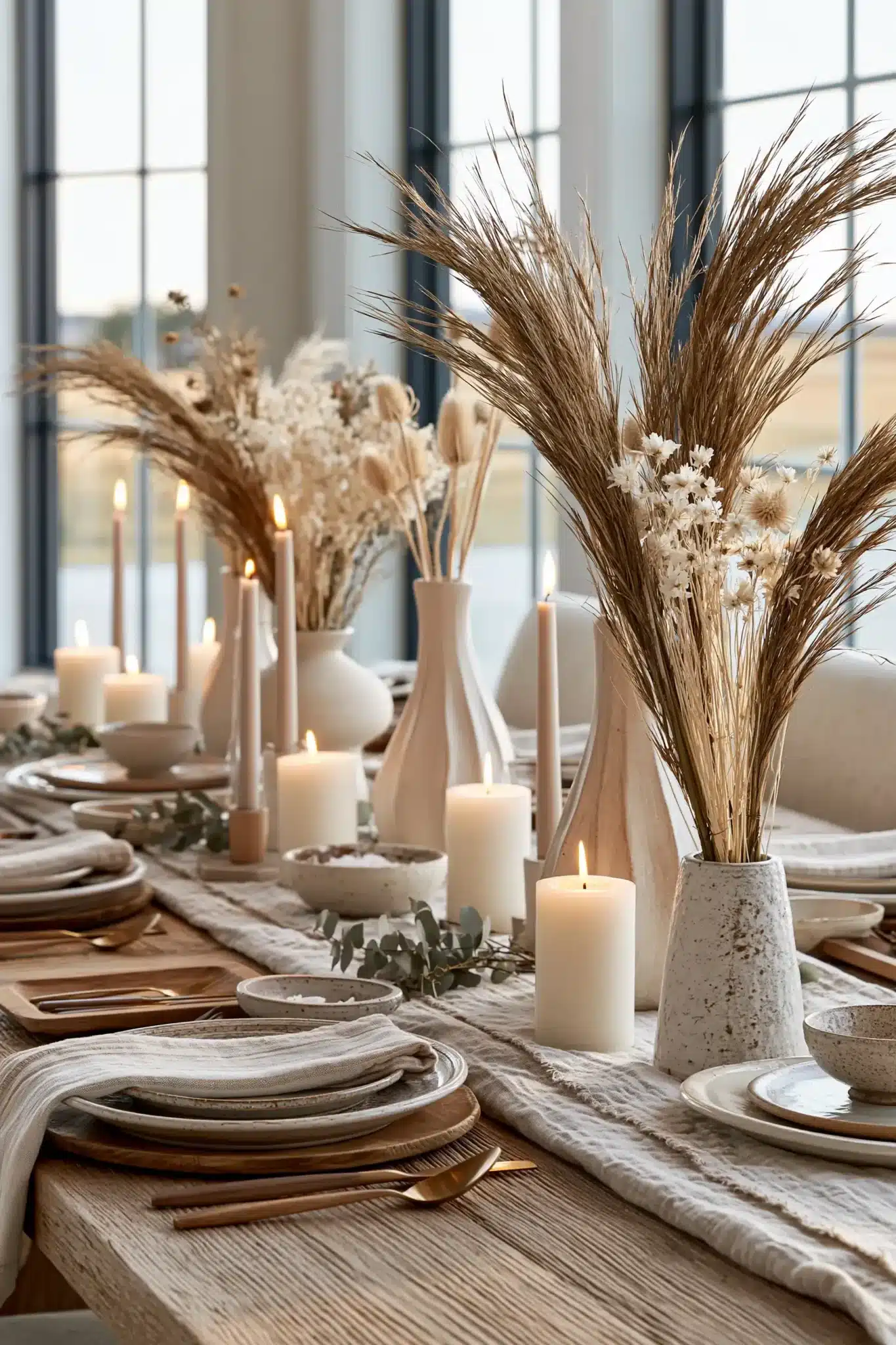 simple thanksgiving table decor