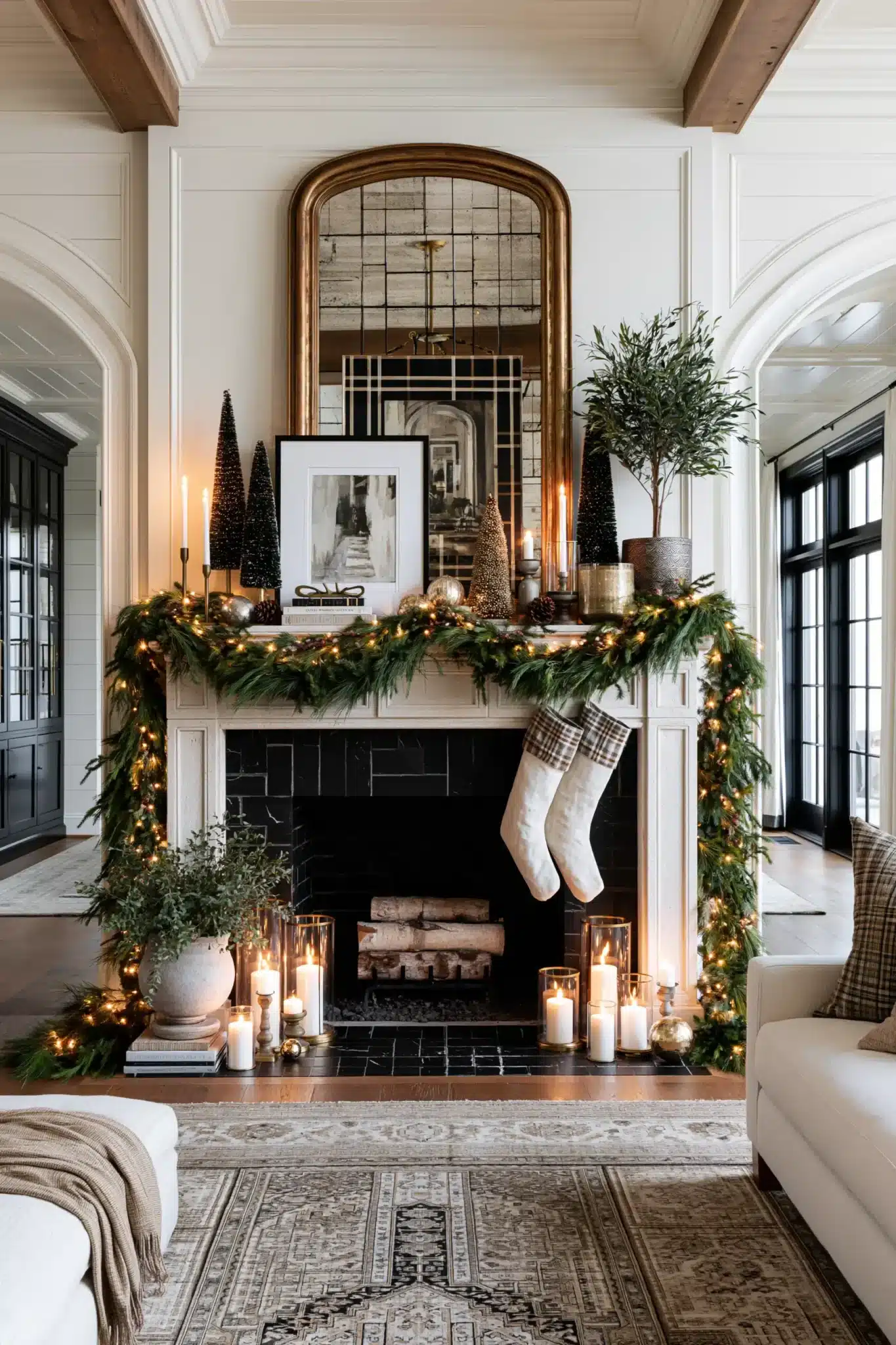 christmas mantle decor