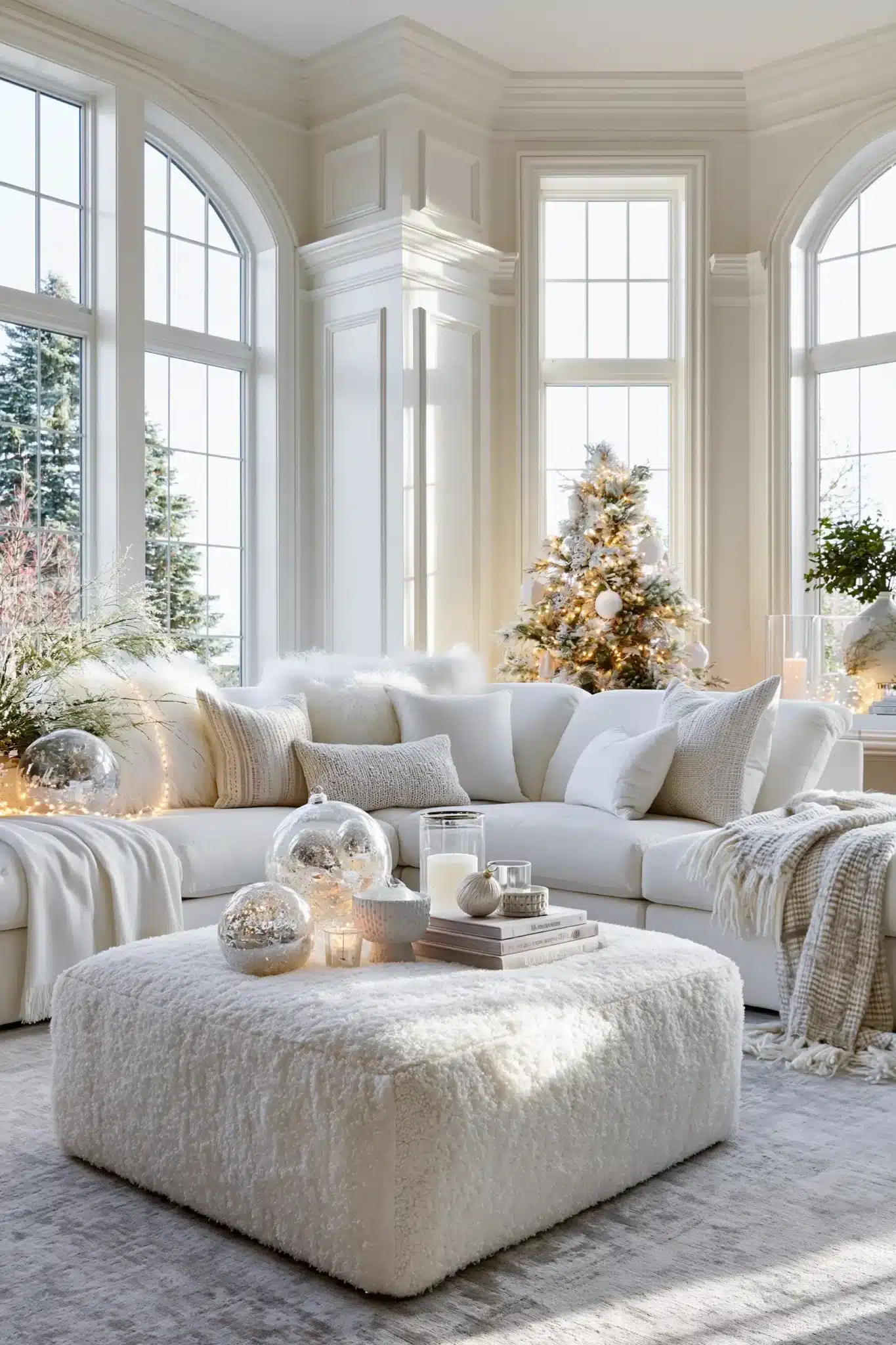 white christmas decor