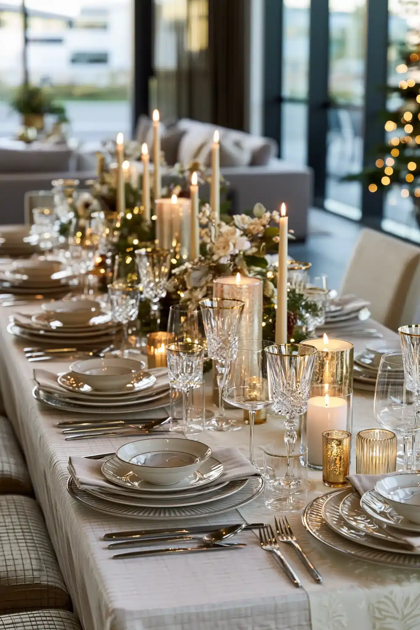 christmas table decor