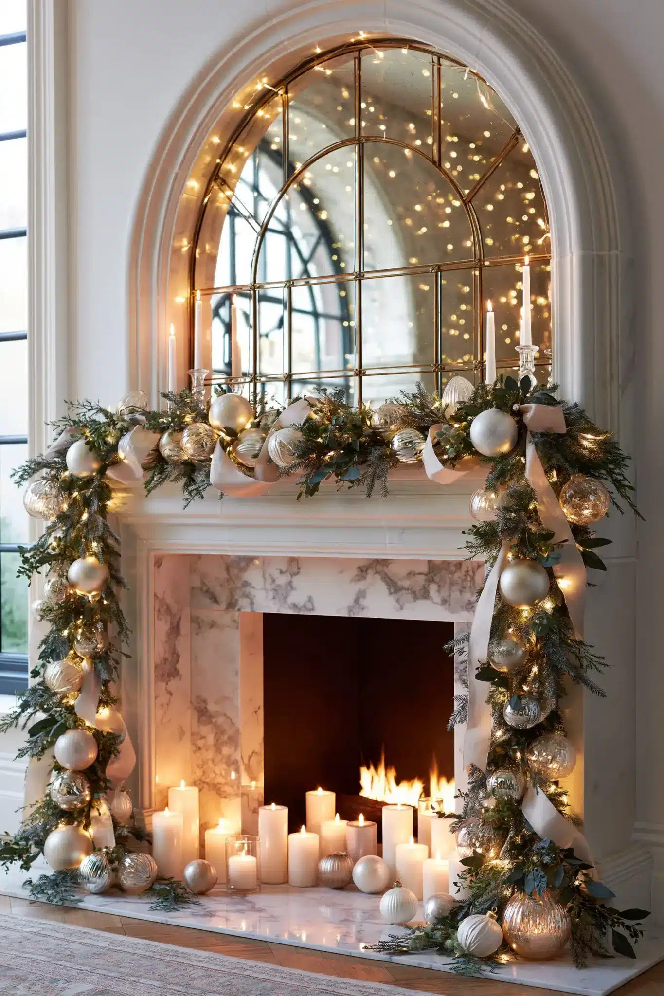christmas fireplace decor ideas