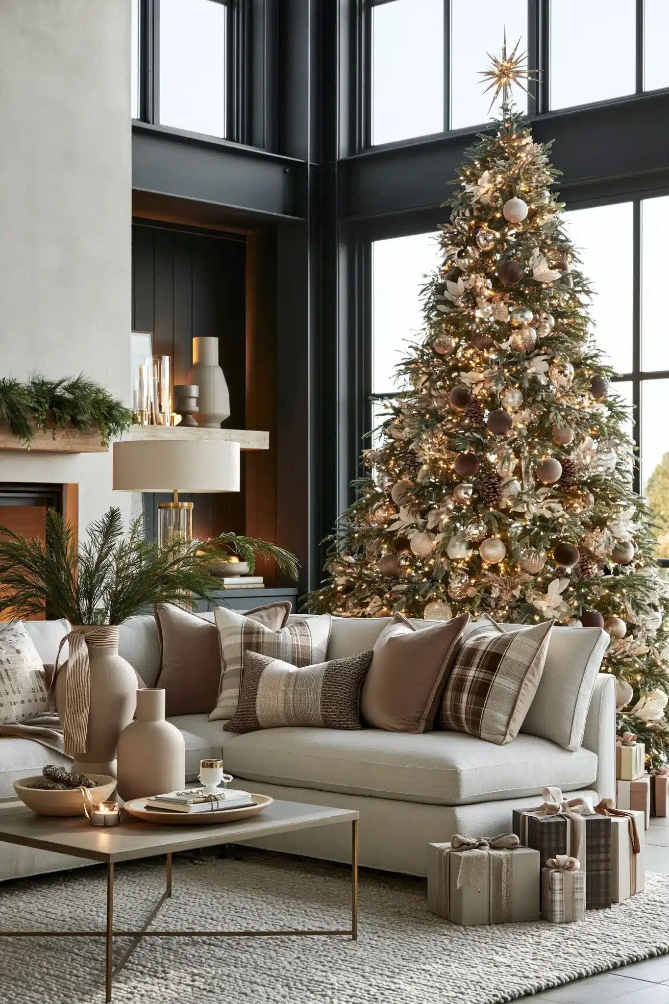 modern christmas decor