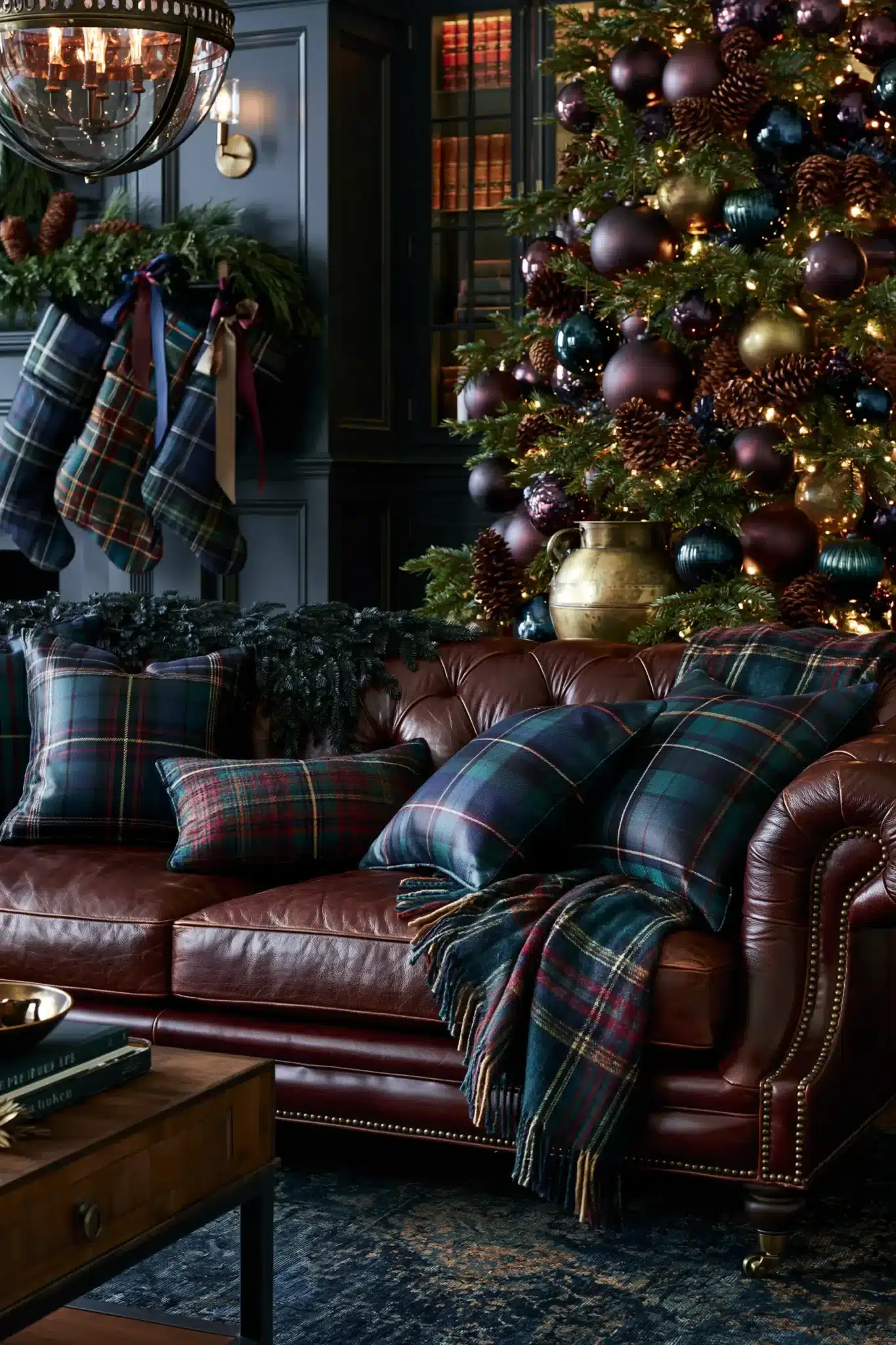 moody christmas decor