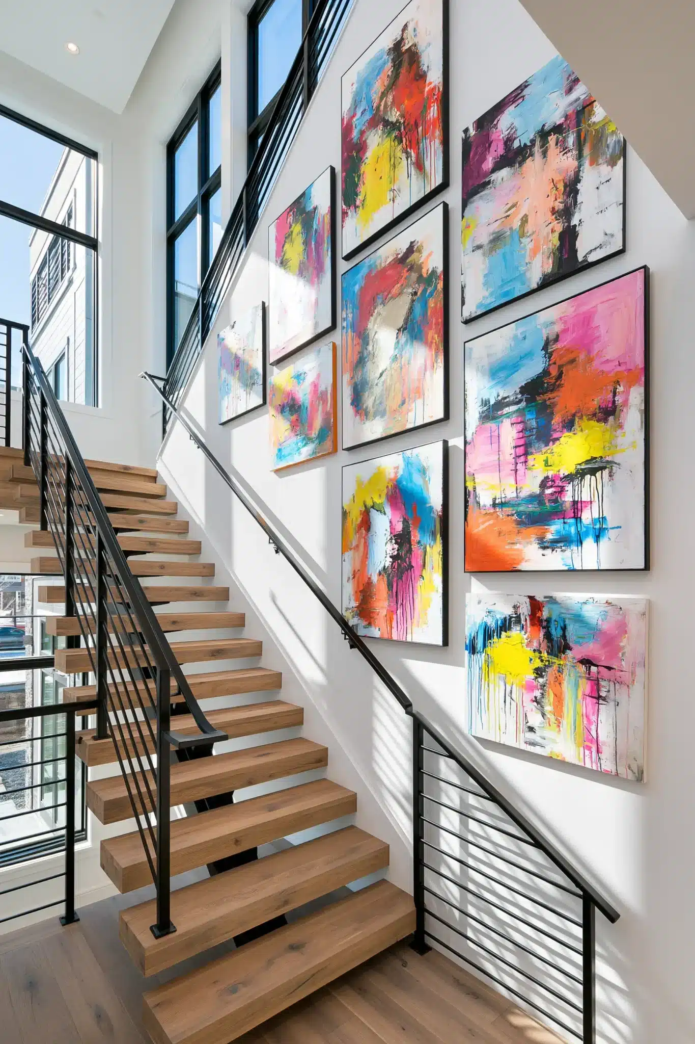 staircase wall decor
