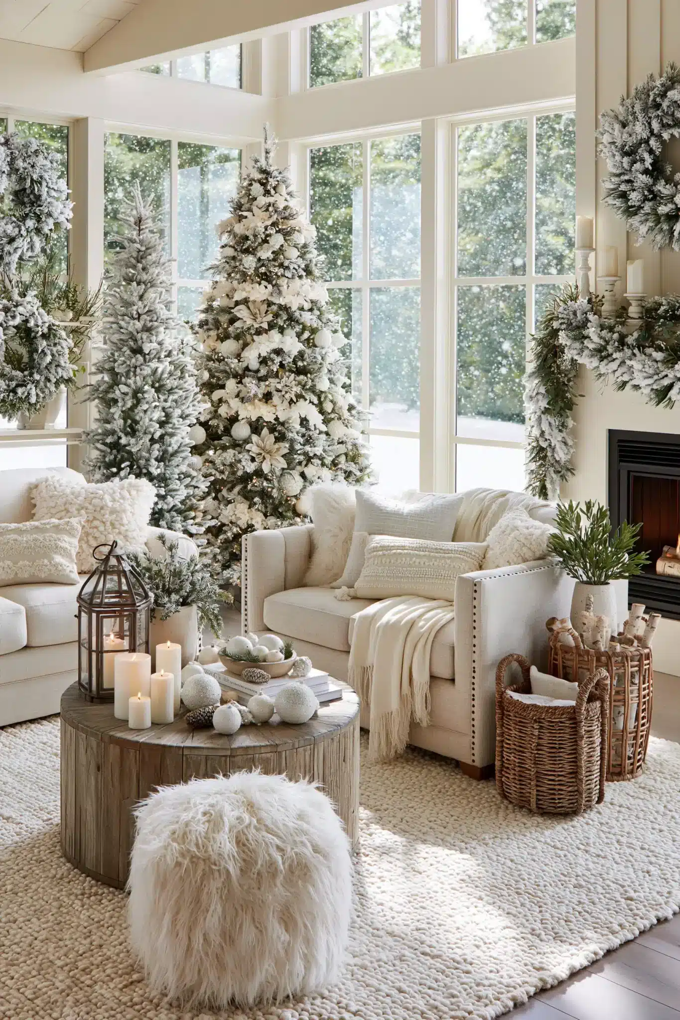 white christmas decor