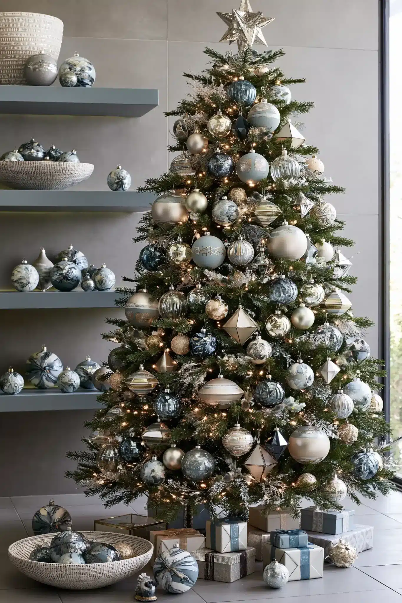 modern christmas decor