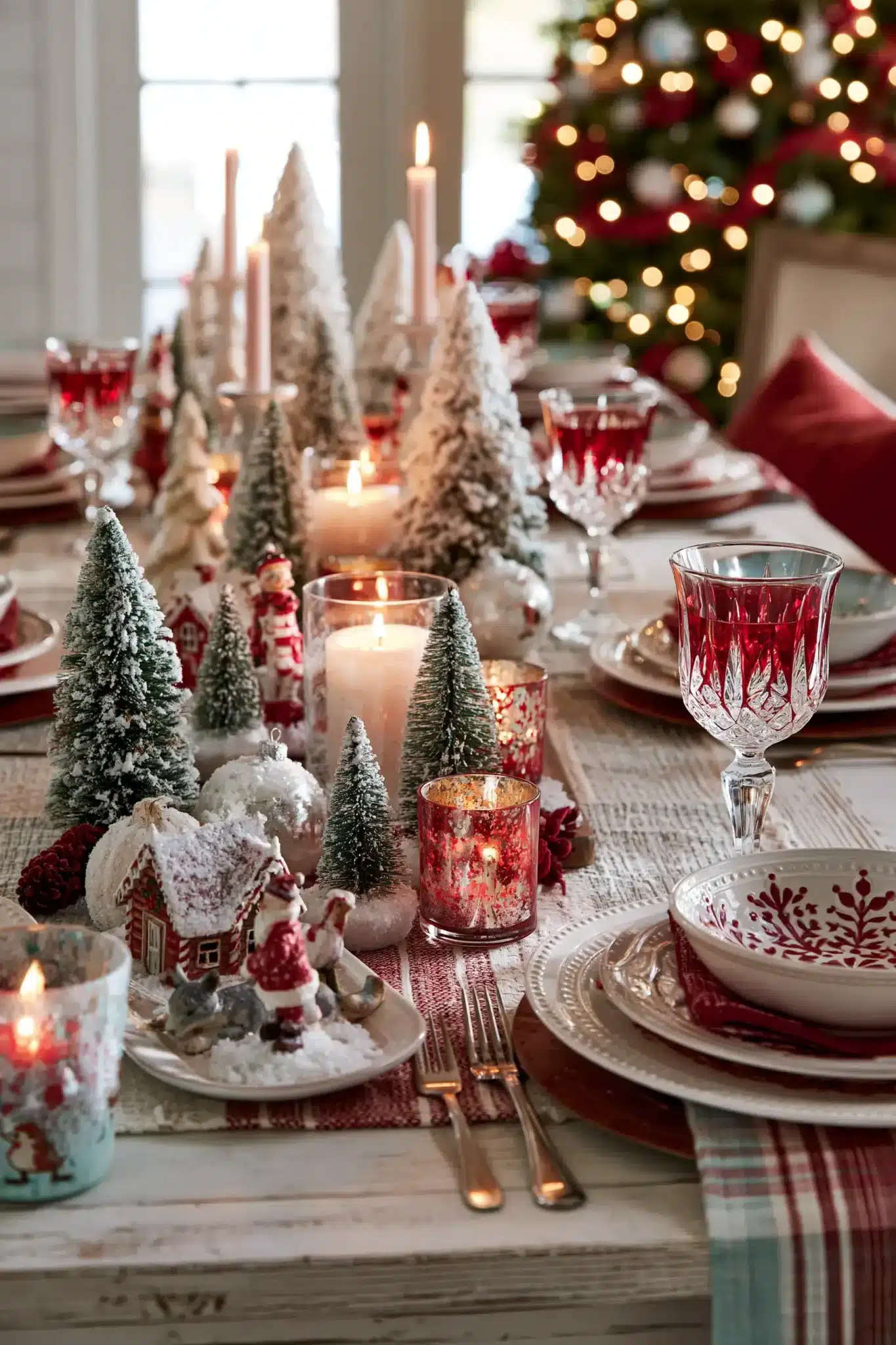 christmas table decor