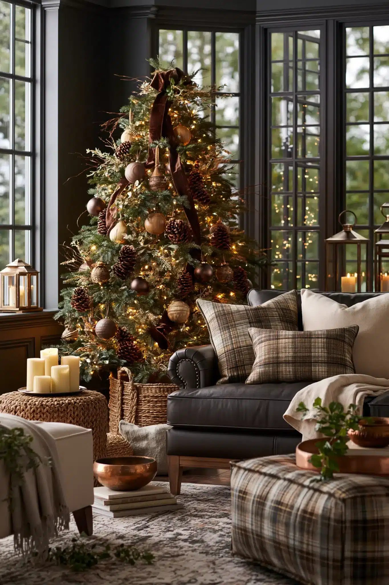 moody christmas decor