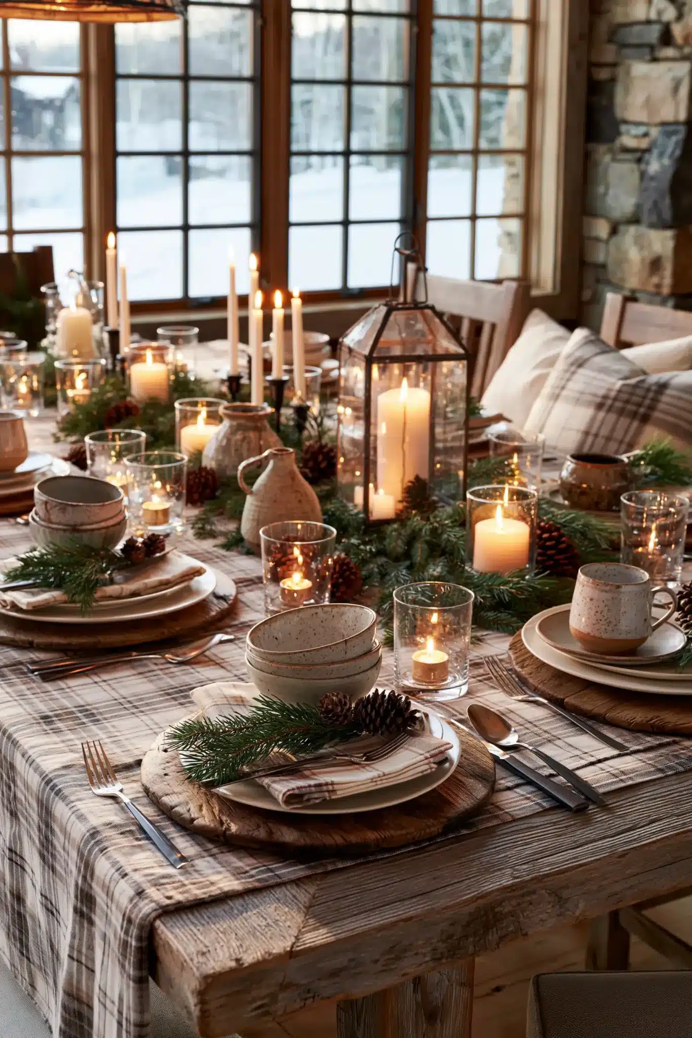 christmas table decor