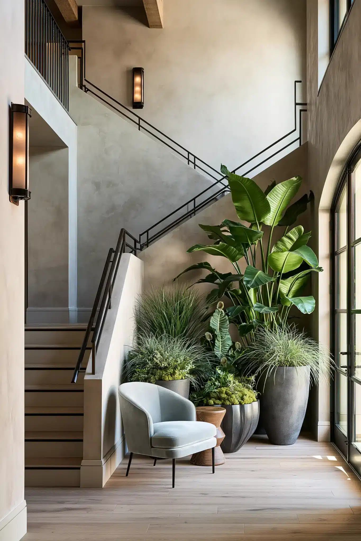 indoor staircase gardens
