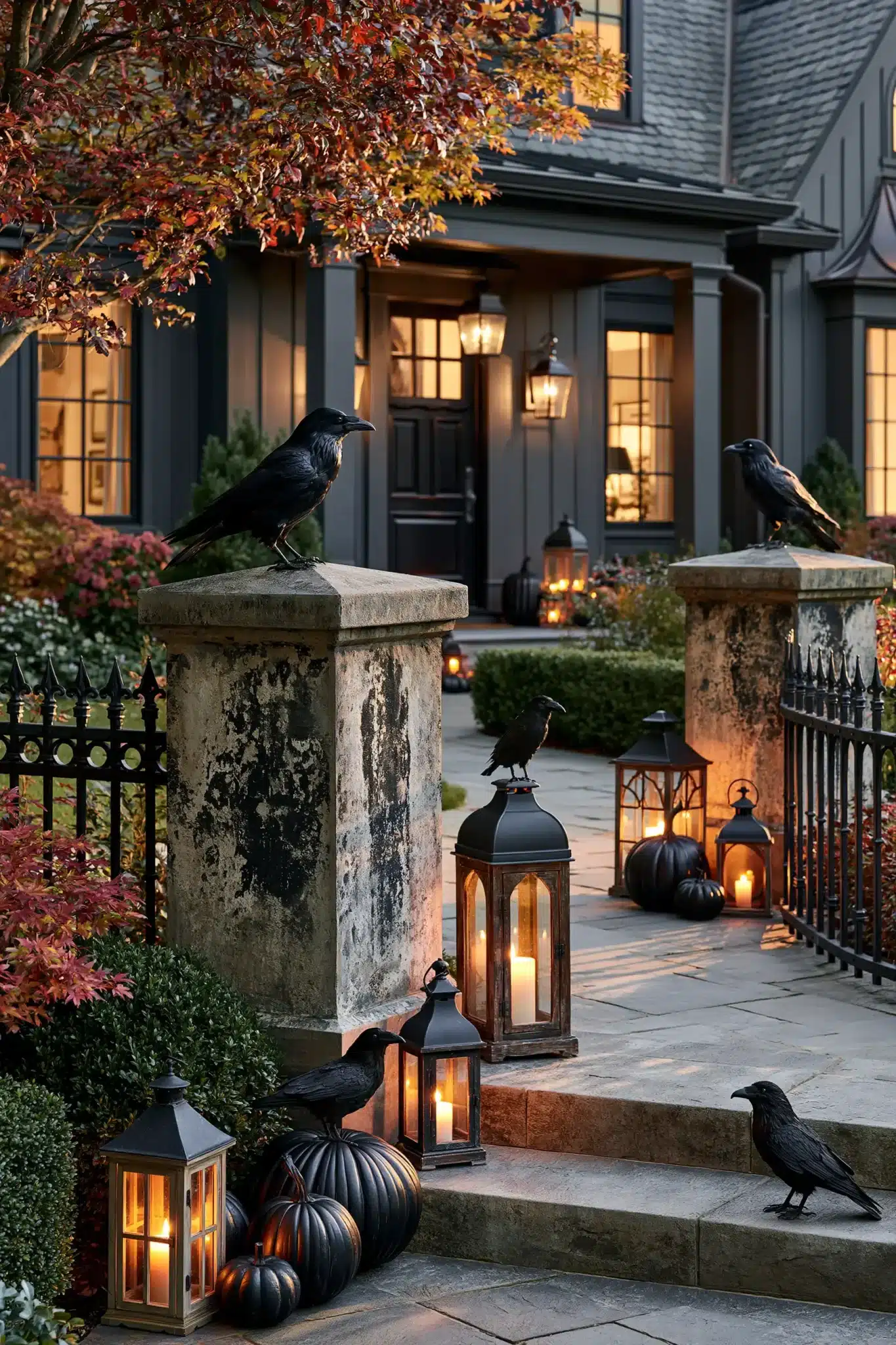 outdoor halloween decor