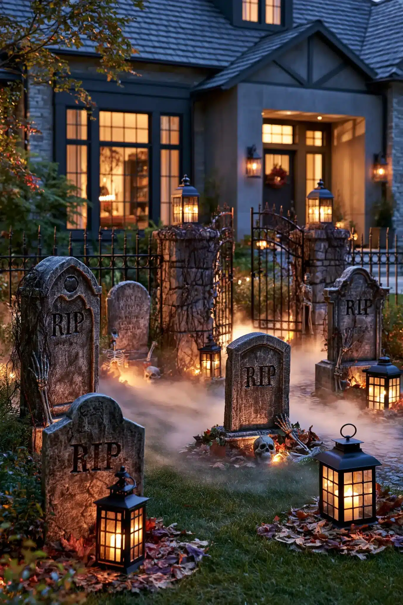 outdoor halloween decor