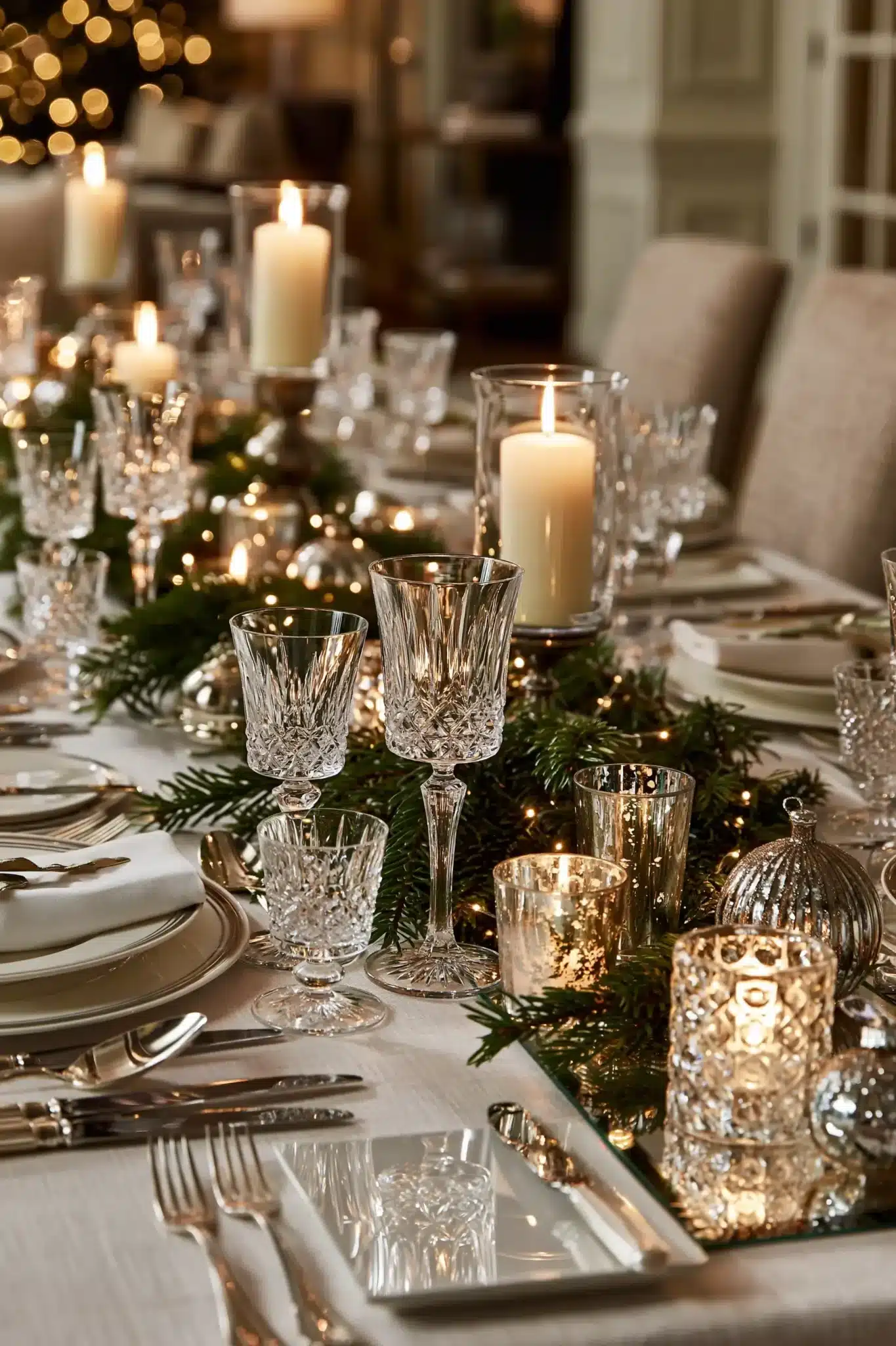 christmas table decor