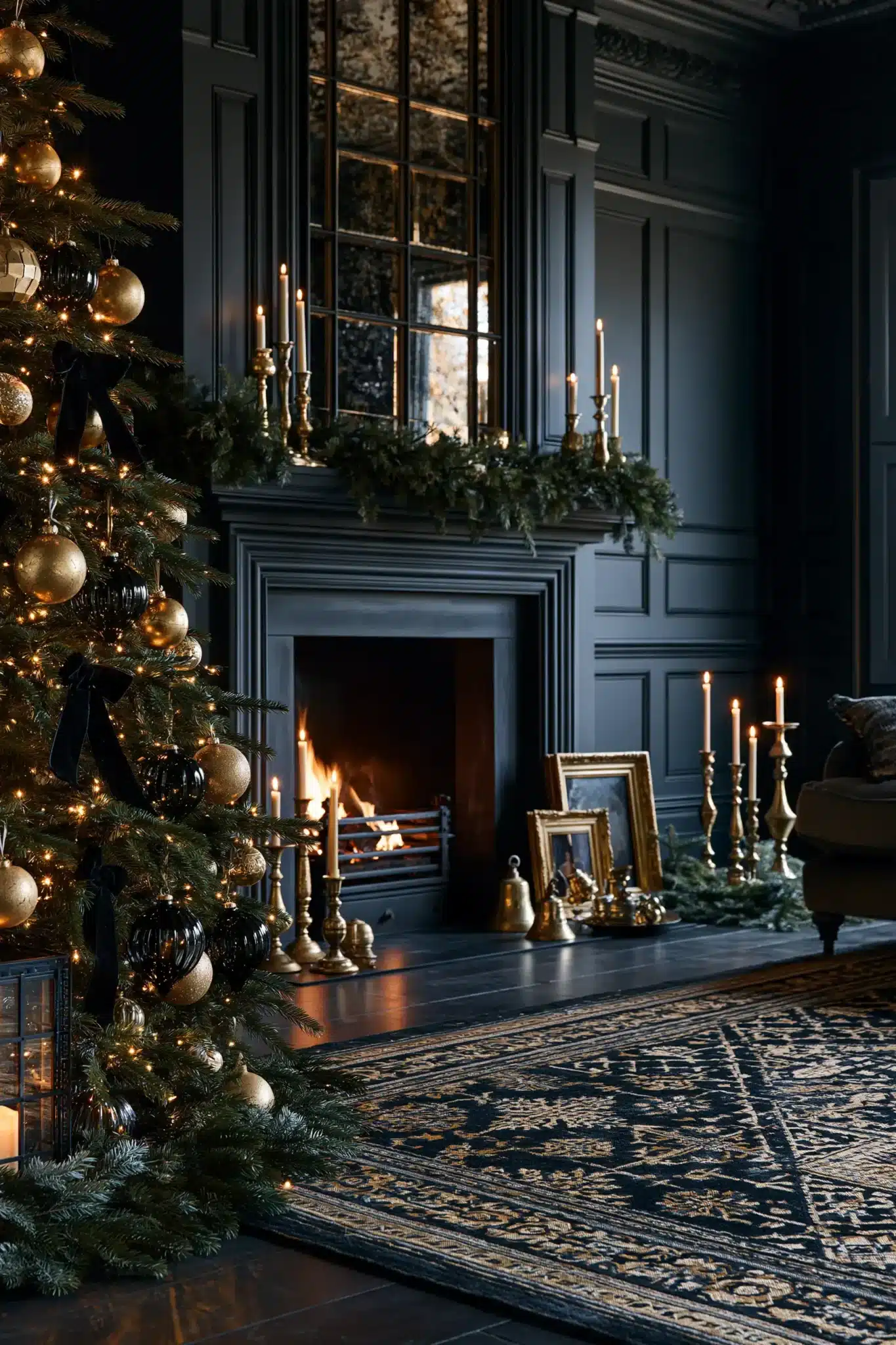 moody christmas decor