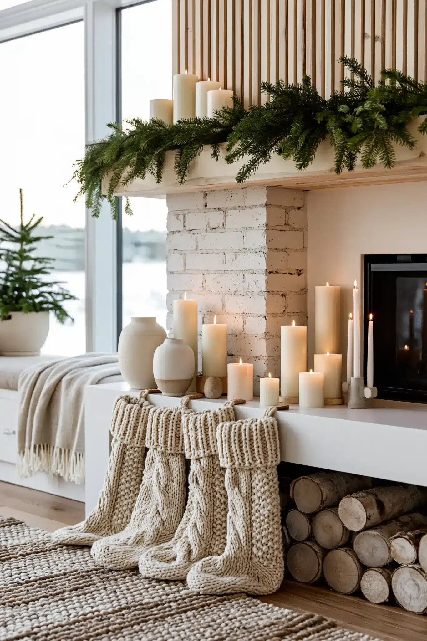 christmas mantle decor