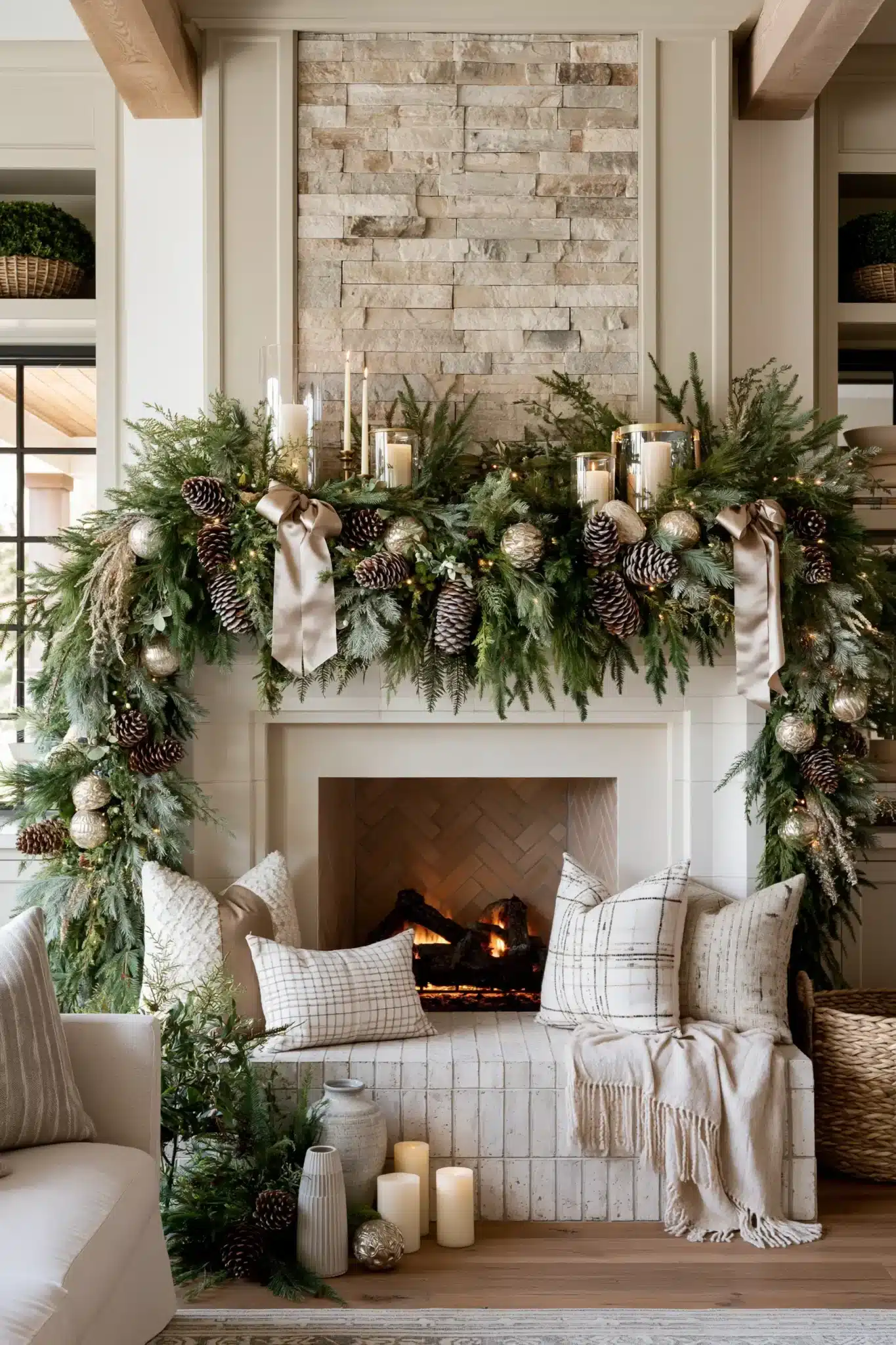 christmas mantle decor