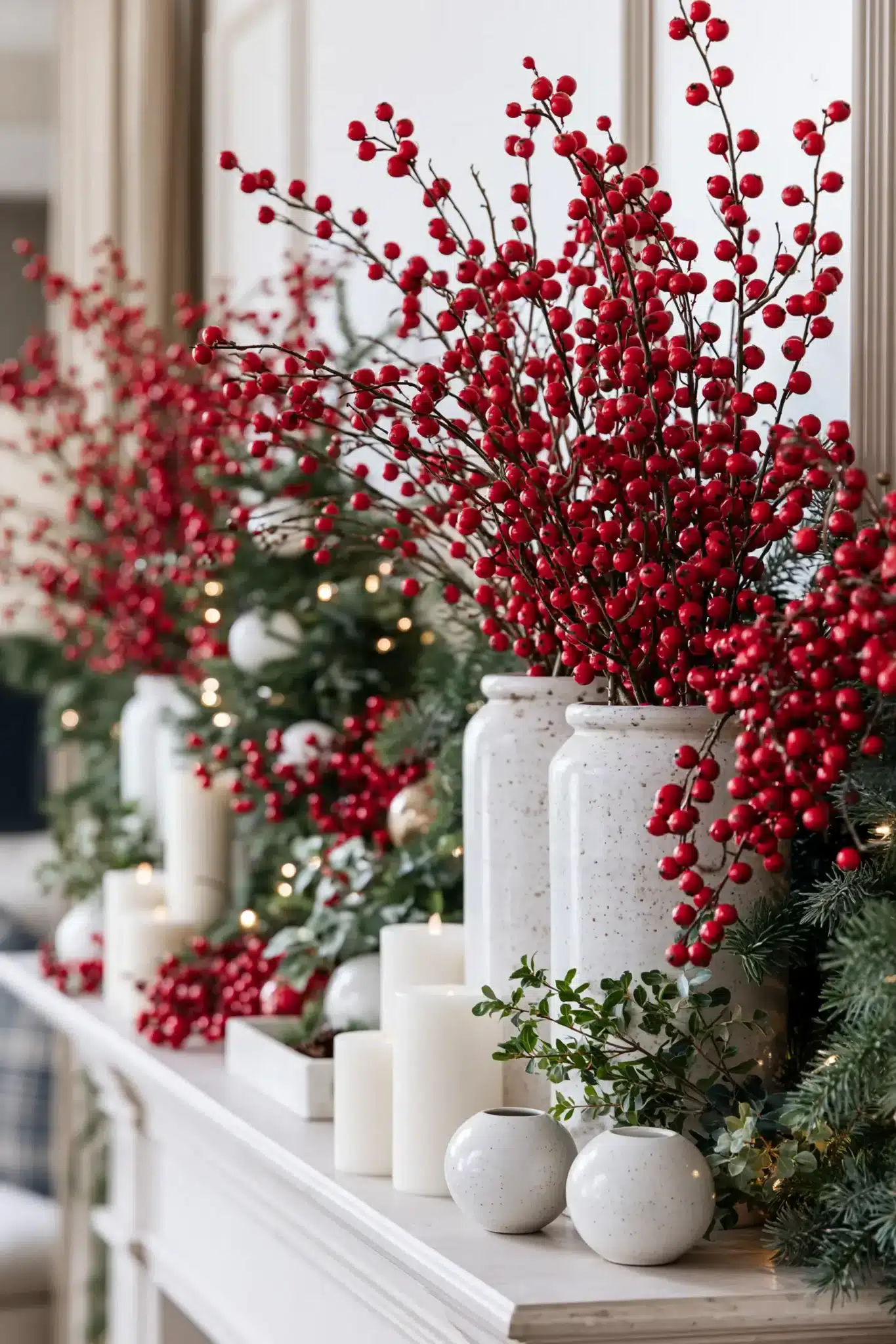 christmas mantle decor